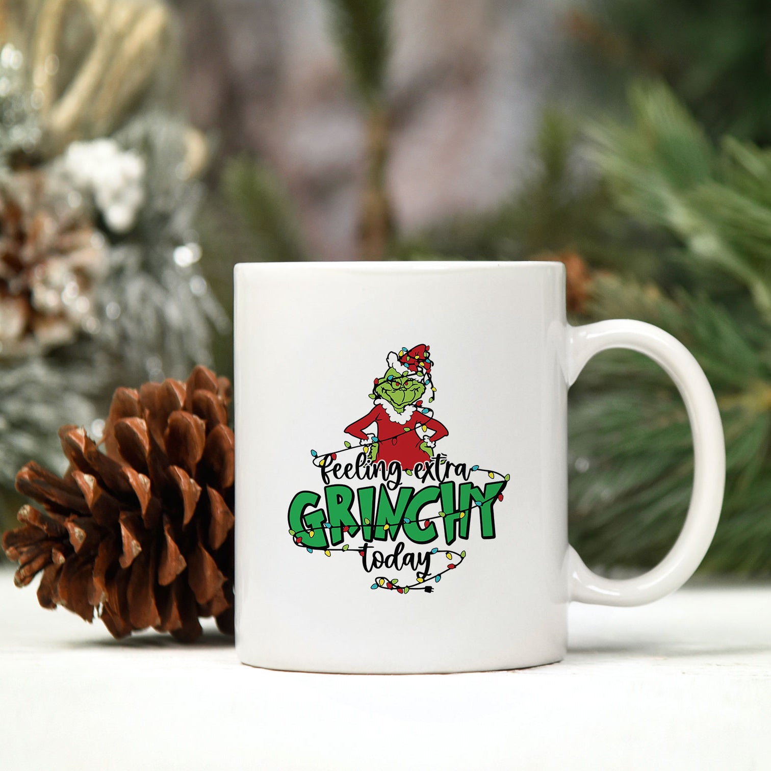 Feeling Extra Grinchy Today Christmas SVG, Grinch Christmas SVG.