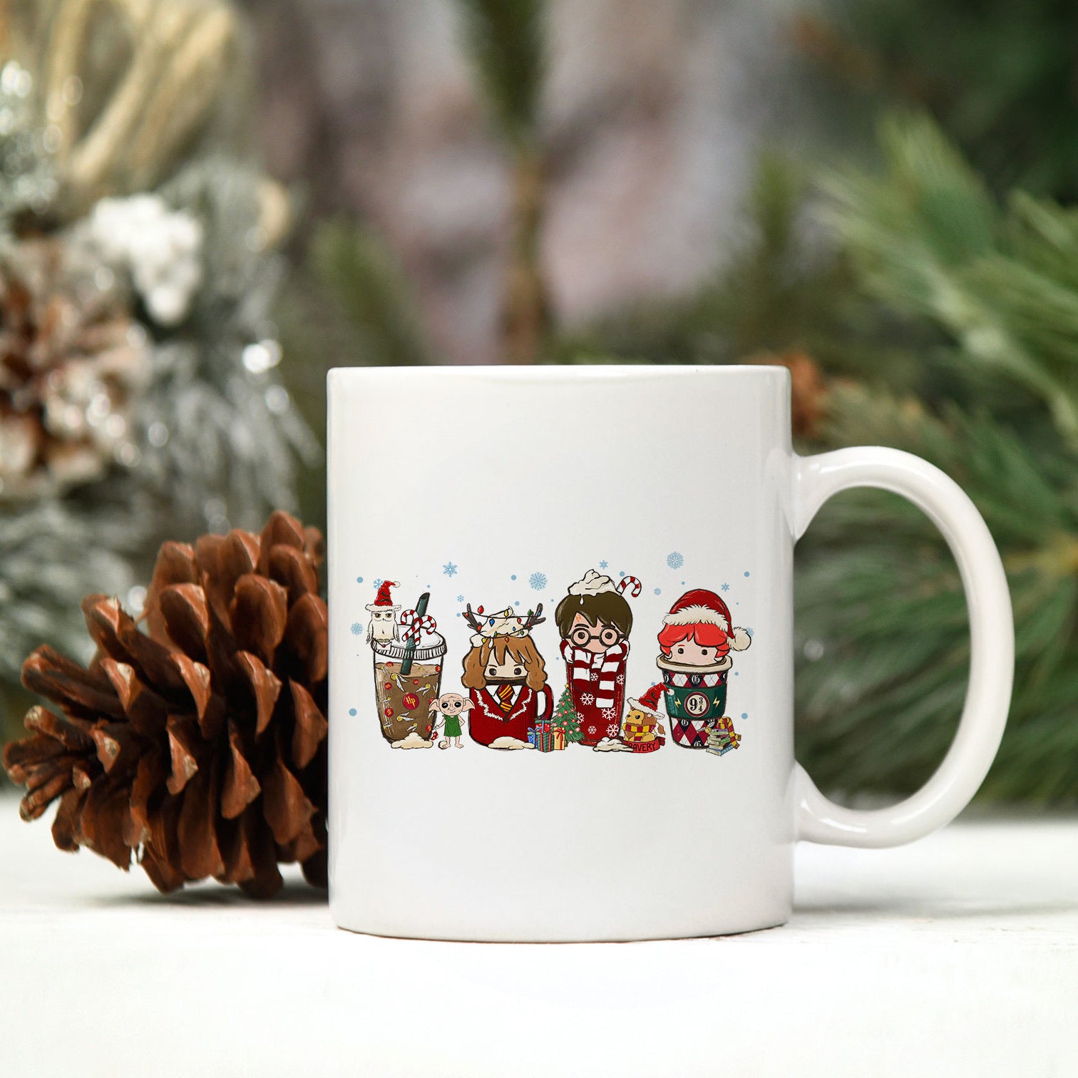 Harry Potter Christmas Coffee PNG, Christmas Coffee PNG.