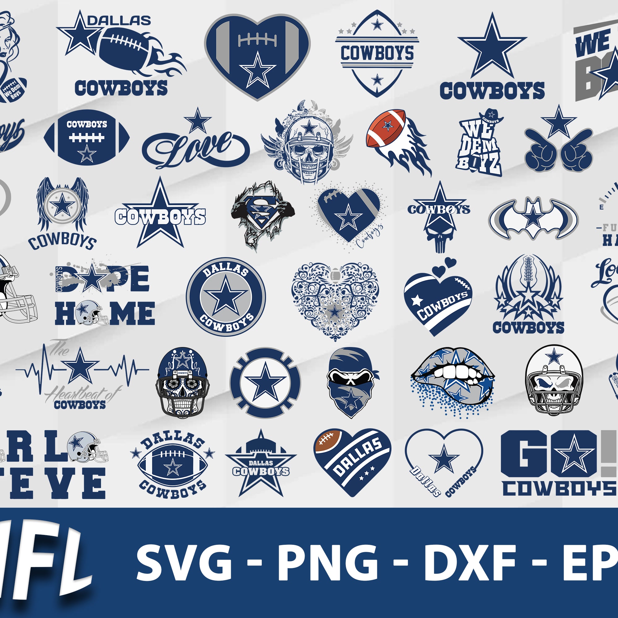 Dallas Cowboys Svg Bundle, Dallas Cowboys Svg, Sport Svg, Nfl Svg, Png ...