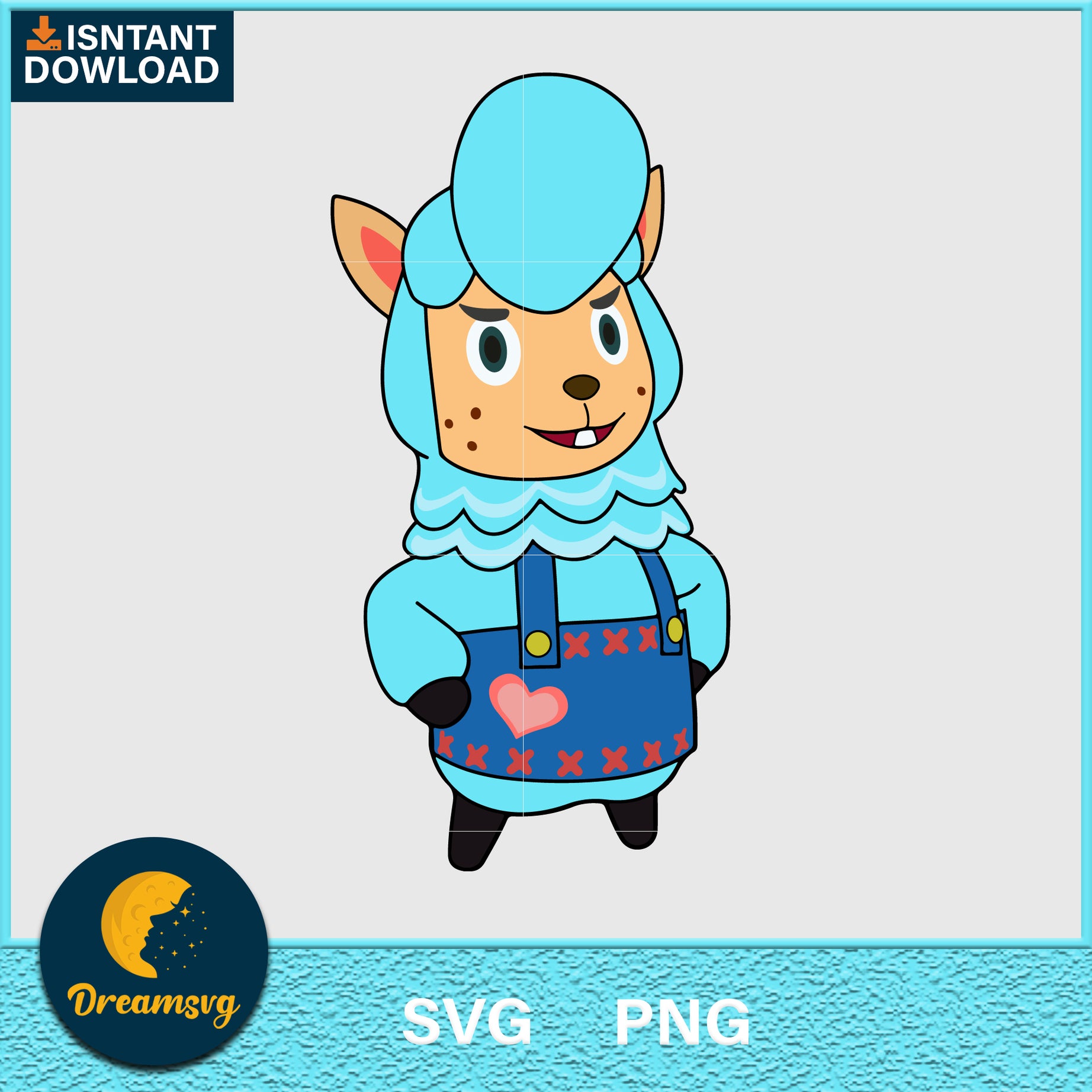 Cyrus Animal Crossing Svg, Animal Crossing Svg, Animal Crossing Png, Cartoon svg, svg, png digital file