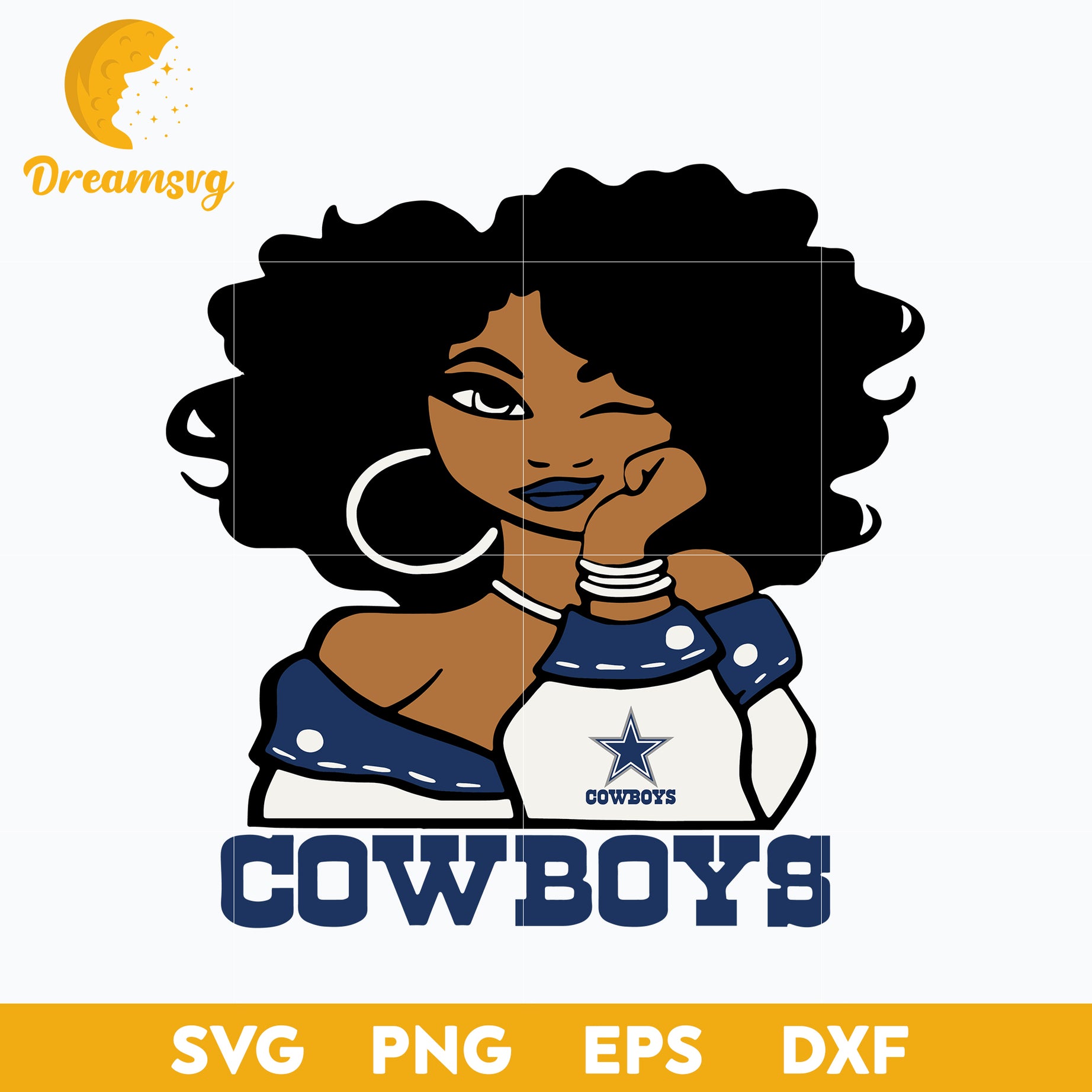 Dallas Cowboys Girl Nfl Svg, Dallas Cowboys Svg, Sport Svg, Nfl Svg, Png, Dxf, Eps Digital File.