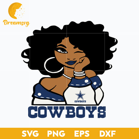 Dallas Cowboys Girl Nfl Svg, Dallas Cowboys Svg, Sport Svg, Nfl Svg, Png, Dxf, Eps Digital File.