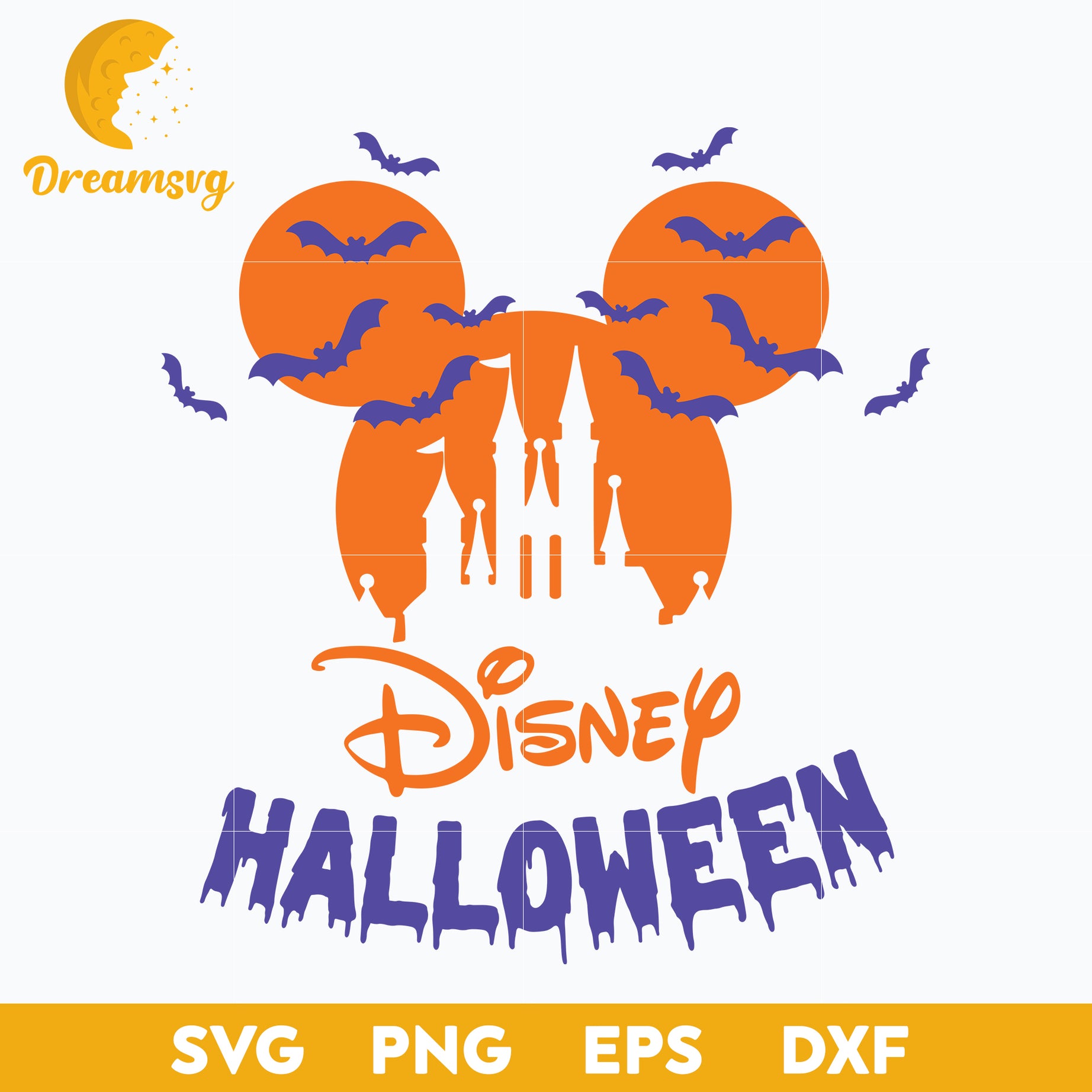 Disney Halloween Svg, Mickey Halloween Svg, Mickey Svg, Halloween Svg, png, dxf, eps digital file.