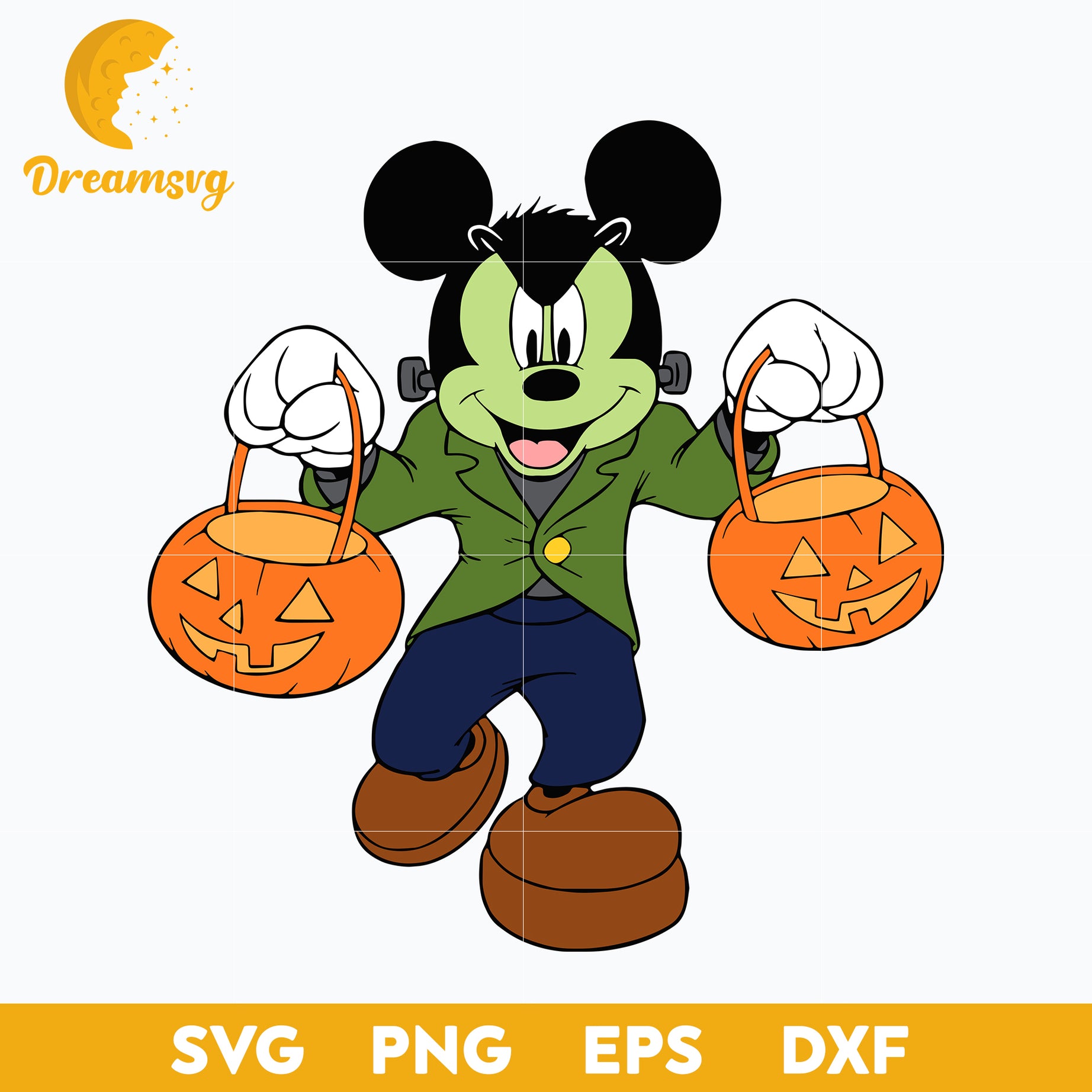 Mickey Mouse Halloween Svg, Mickey Halloween Svg, Mickey Svg, Halloween Svg, png, dxf, eps digital file.