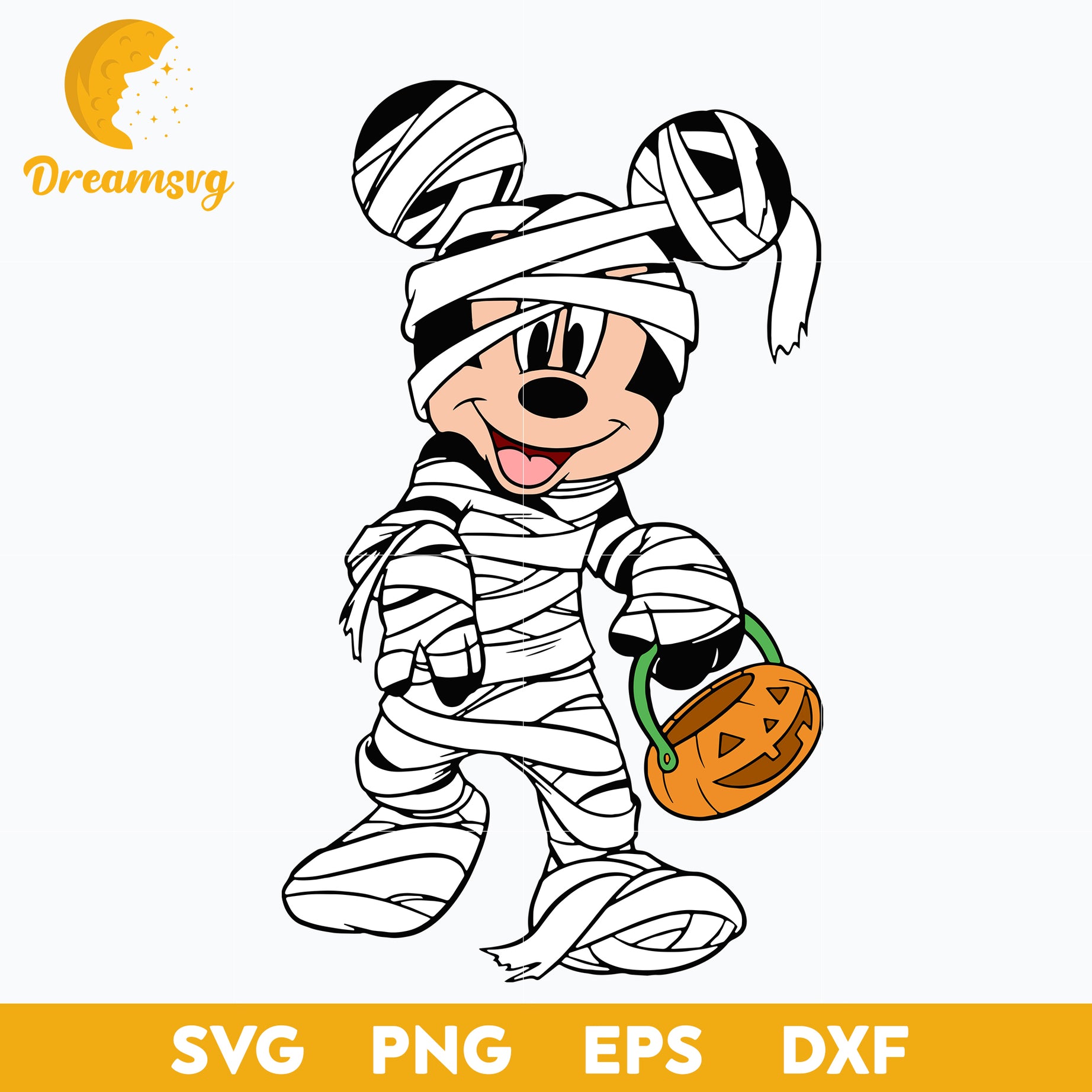 Mickey Mouse Halloween Svg, Mickey Halloween Svg, Mickey Svg, Halloween Svg, png, dxf, eps digital file.