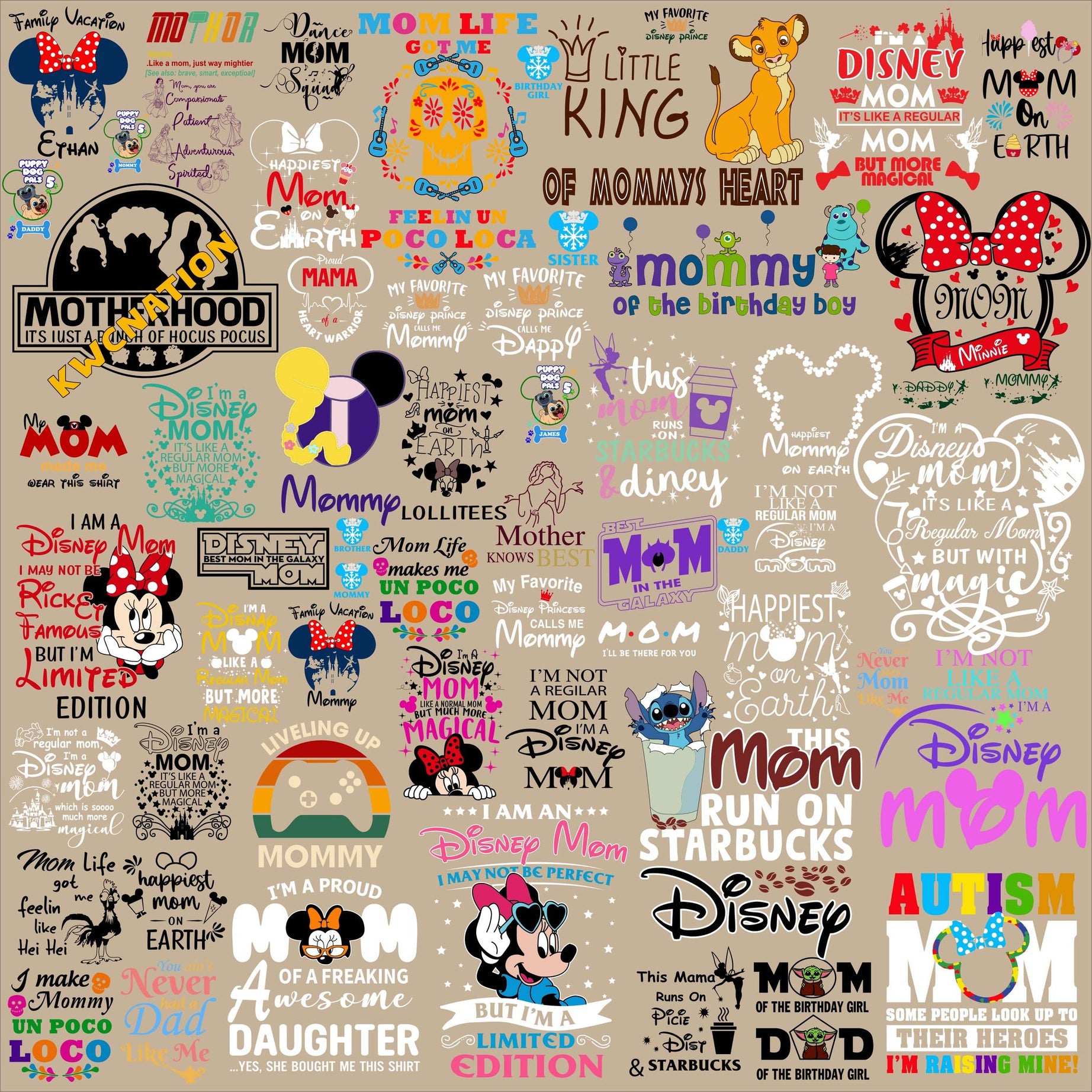 5000+ Mothers Day SVG Bundle, Mom SVG Bundle, Gifts for Mom Commercial Use SVG Cut File for Cricut or Silhouette, Farmhouse, Quotes, Sentimental