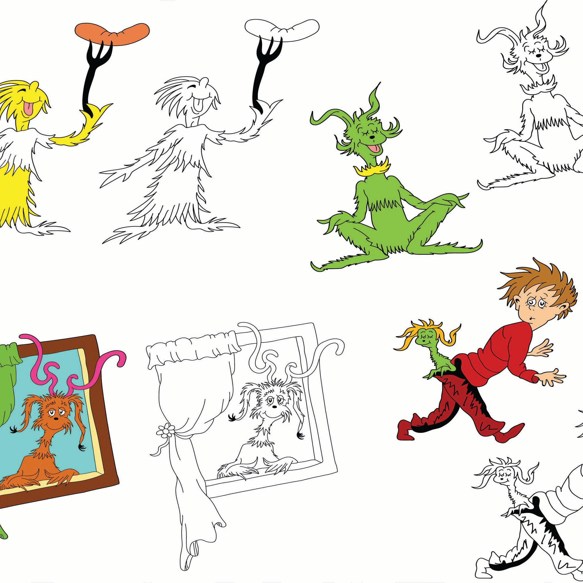 Dr seuss bundle svg, dr seuss svg, dr seuss quotes svg, png, dxf, eps digital file
