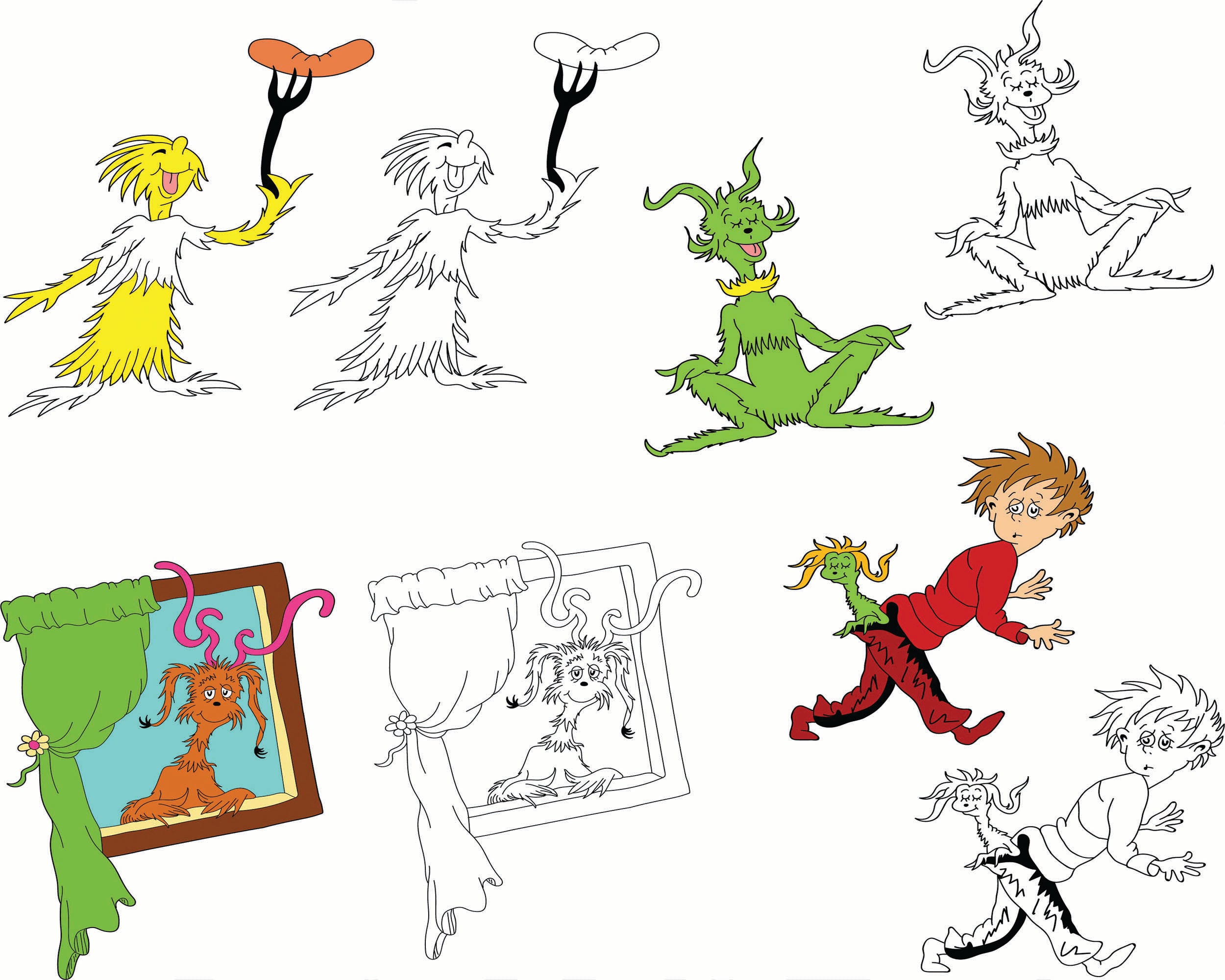 Dr seuss bundle svg, dr seuss svg, dr seuss quotes svg, png, dxf, eps digital file