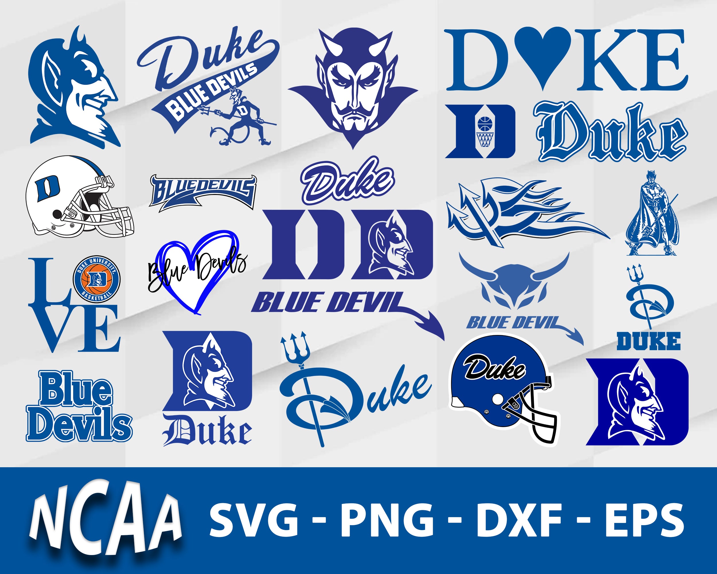 Duke Blue Devils Svg Bundle, Duke Blue Devils Svg, Sport Svg, Ncaa Svg ...