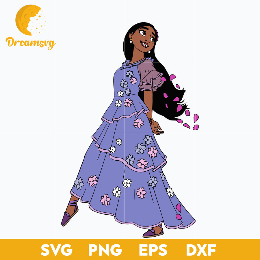 Isabela Madrigal, Encanto svg, Bundle Encanto svg, Birthday Party svg, Birthday svg, cut files for cricut silhouette, layered svg, cricut svg, png, dxf, eps digital file.