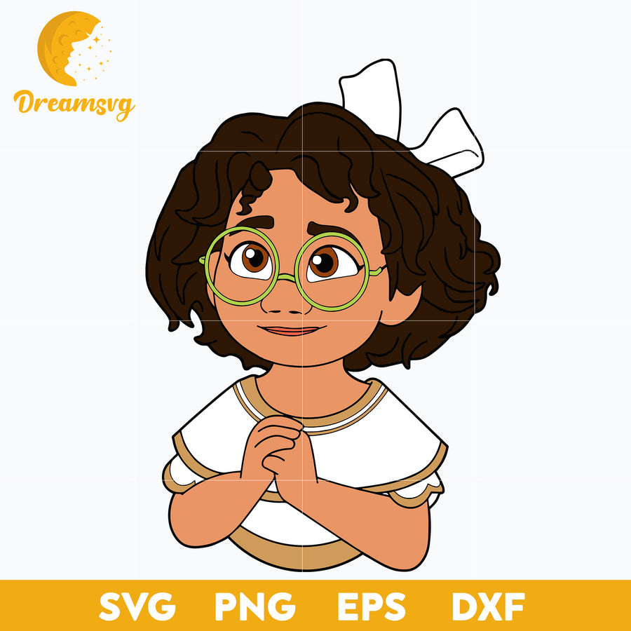 Baby Young Mirabel Svg, Encanto svg, Bundle Encanto svg, Birthday Party svg, Birthday svg, cut files for cricut silhouette, layered svg, cricut svg, png, dxf, eps digital file.