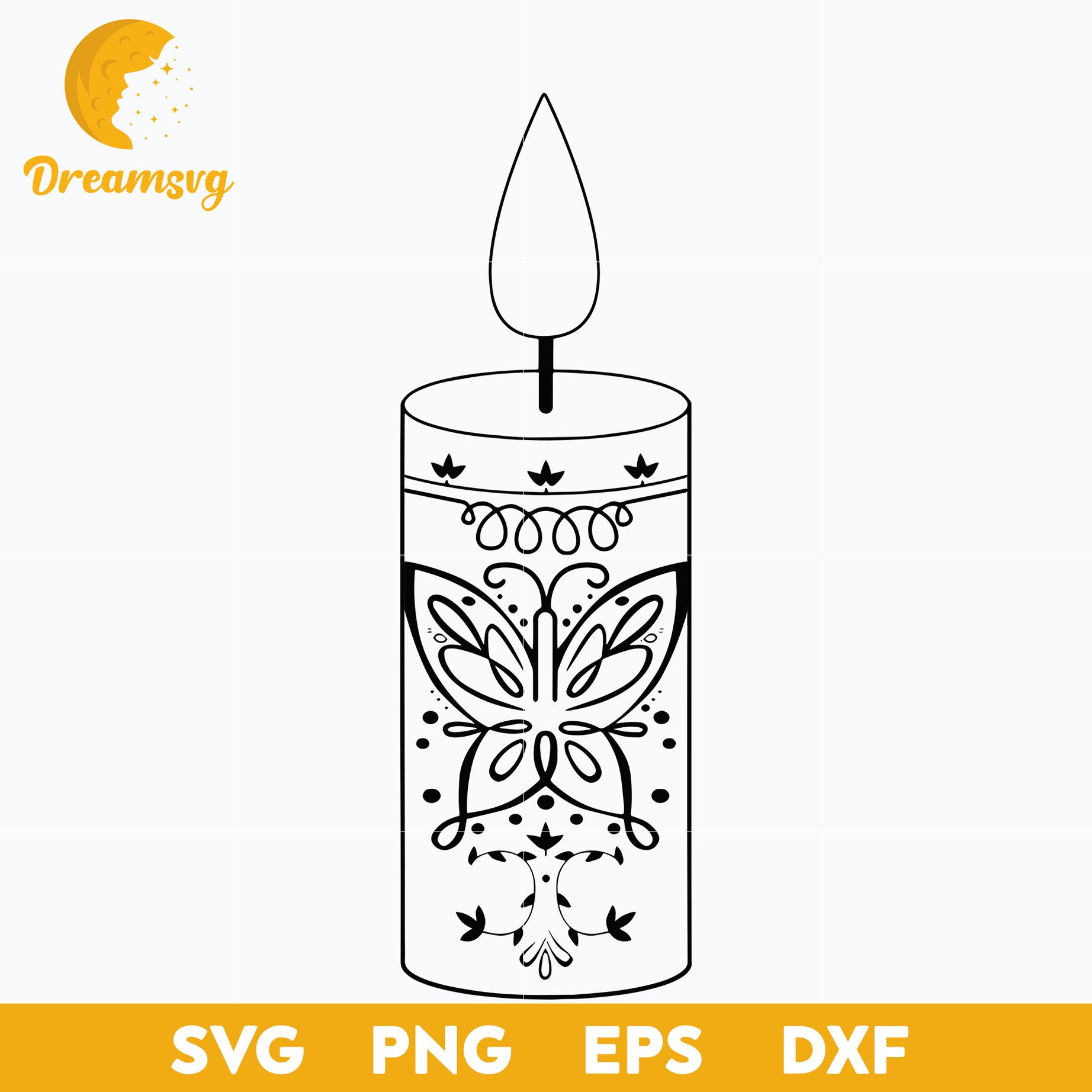 Encanto Candle outline svg, Encanto svg, Bundle Encanto svg, Birthday Party svg, Birthday svg, cut files for cricut silhouette, layered svg, cricut svg, png, dxf, eps digital file.