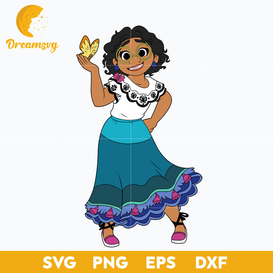 Mirabel Madrigal svg, Encanto svg, Bundle Encanto svg, Birthday Party svg, Birthday svg, cut files for cricut silhouette, layered svg, cricut svg, png, dxf, eps digital file.