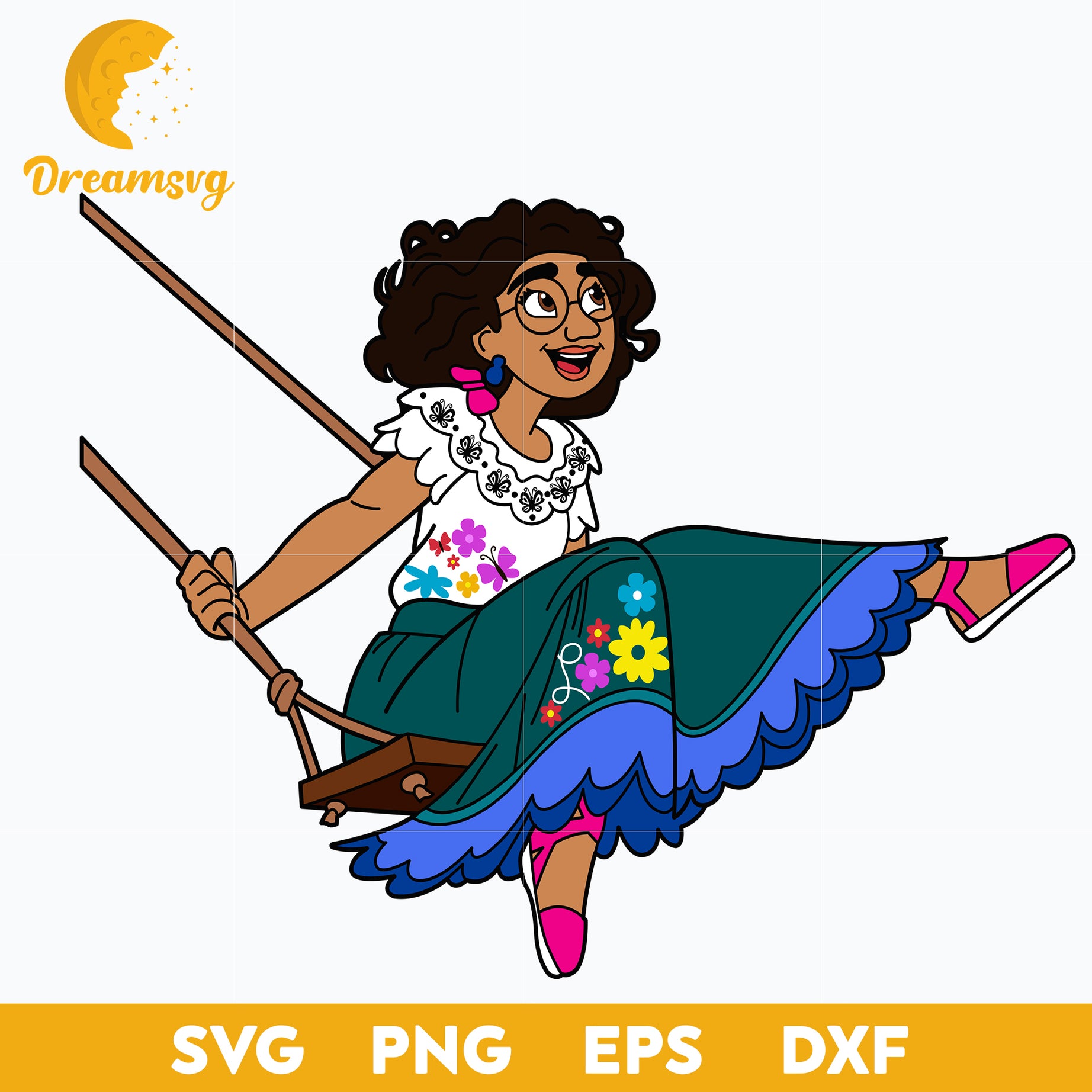Mirabel Madrigal svg, Encanto svg, Bundle Encanto svg, Birthday Party svg, Birthday svg, cut files for cricut silhouette, layered svg, cricut svg, png, dxf, eps digital file.