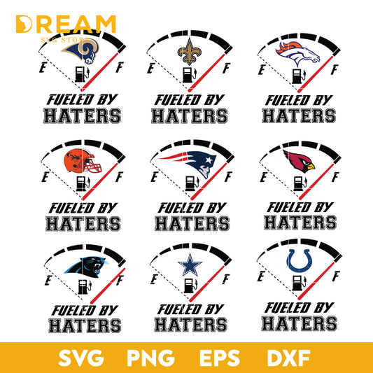 fueled by haters bundle svg, fueled by haters svg, NFL svg, png, dxf, eps digital file
