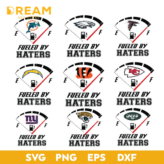 fueled by haters bundle svg, fueled by haters svg, NFL svg, png, dxf, eps digital file