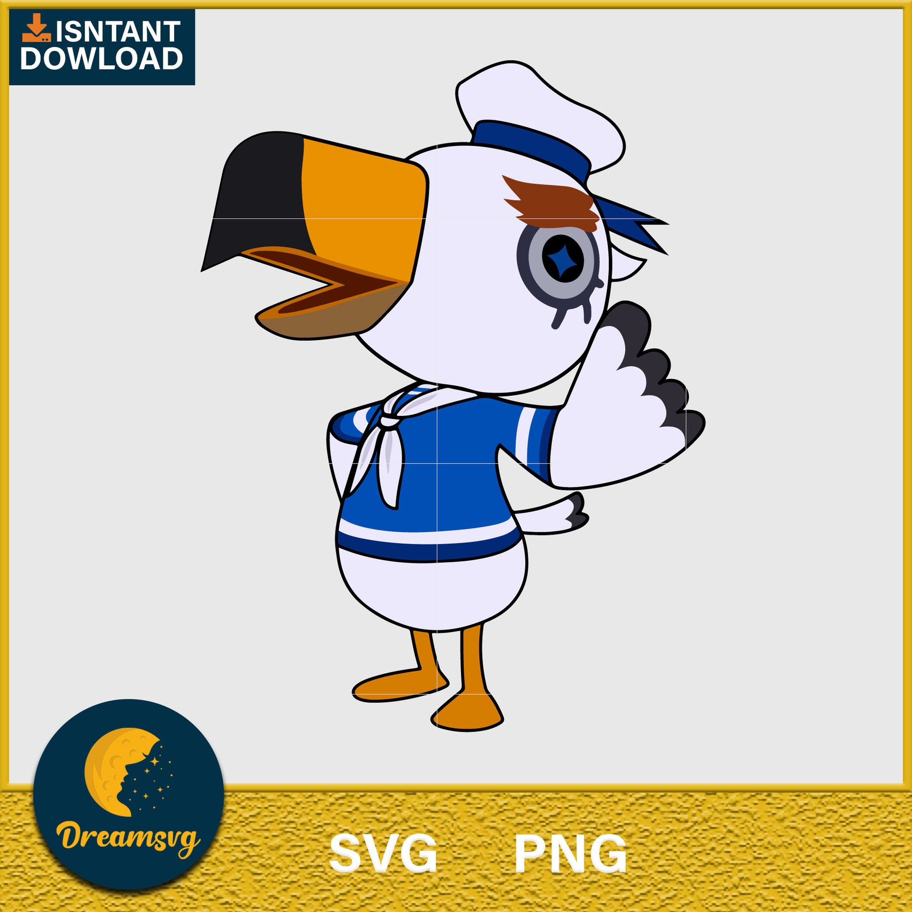 Gulliver Animal Crossing Svg, Animal Crossing Svg, Animal Crossing Png, Cartoon svg, svg, png digital file