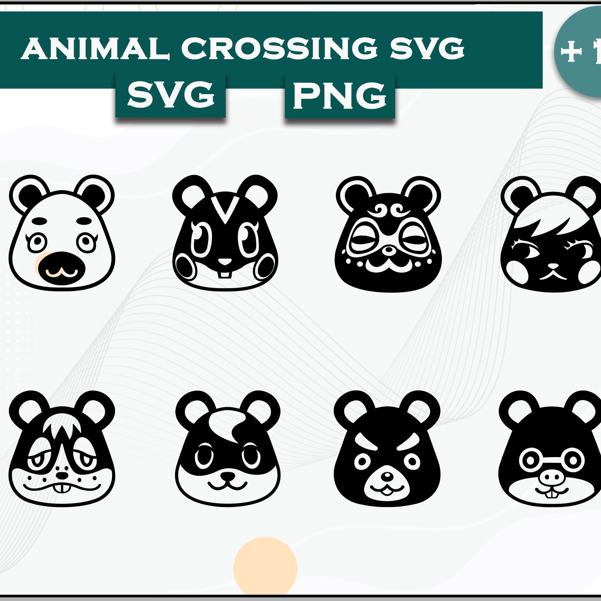 16+ Hamsters Svg Bundle, Animal Crossing Svg Bundle, Animal Crossing Svg, Cartoon svg, png digital file