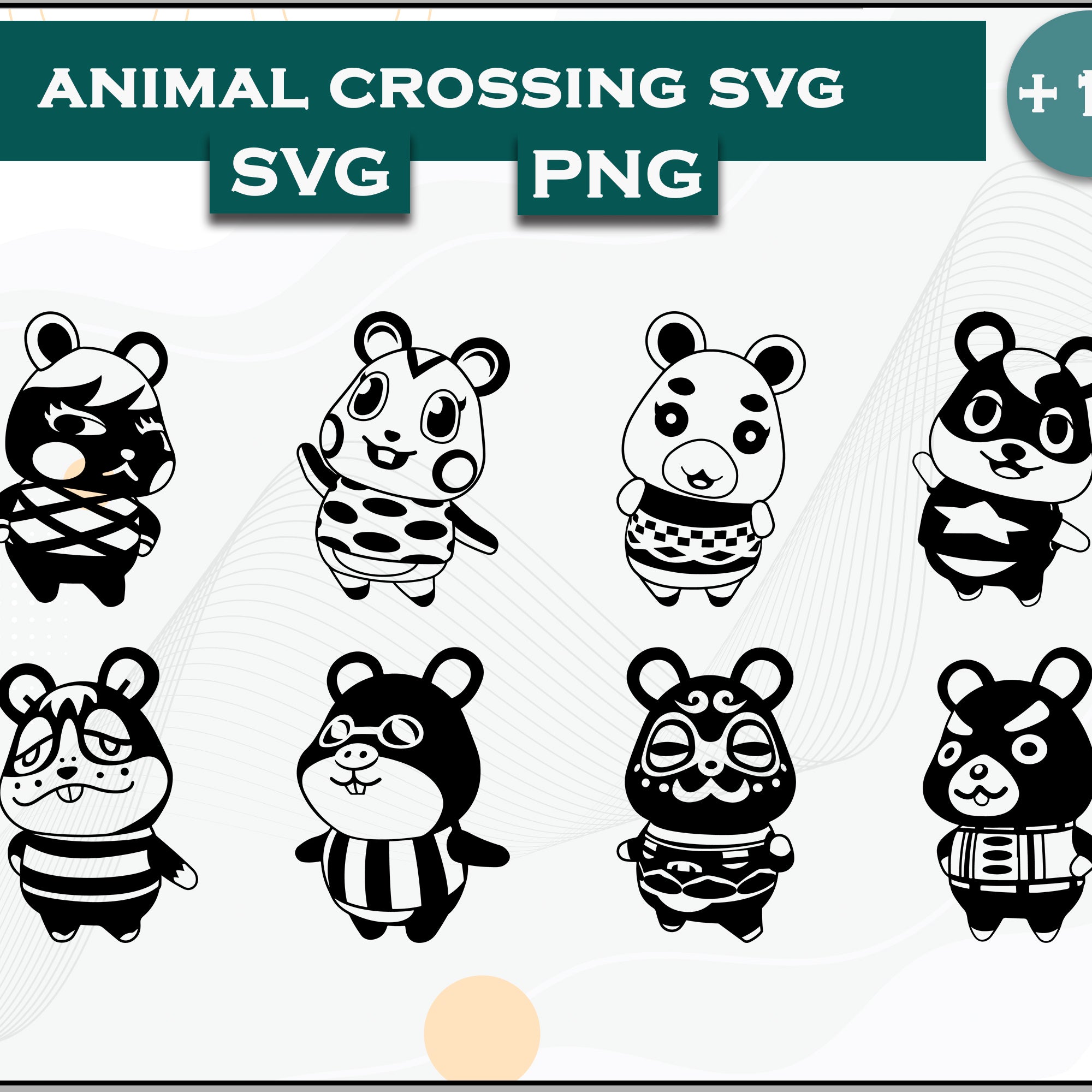 16+ Hamsters Svg Bundle, Animal Crossing Svg Bundle, Animal Crossing Svg, Cartoon svg, png digital file