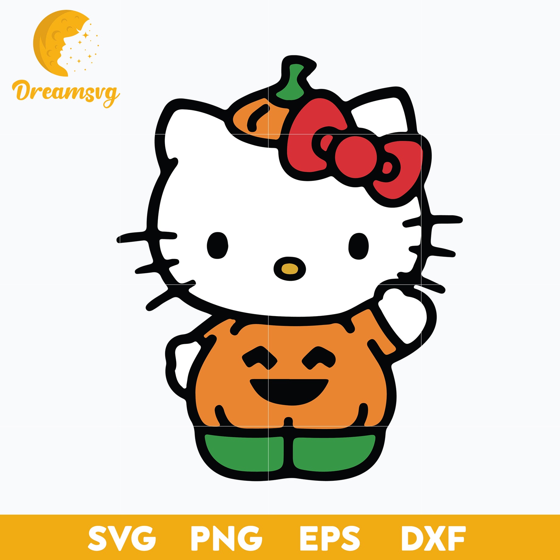 Hello Kitty Halloween Svg, Hello Kitty Svg, Halloween Svg, png, dxf, eps digital file.