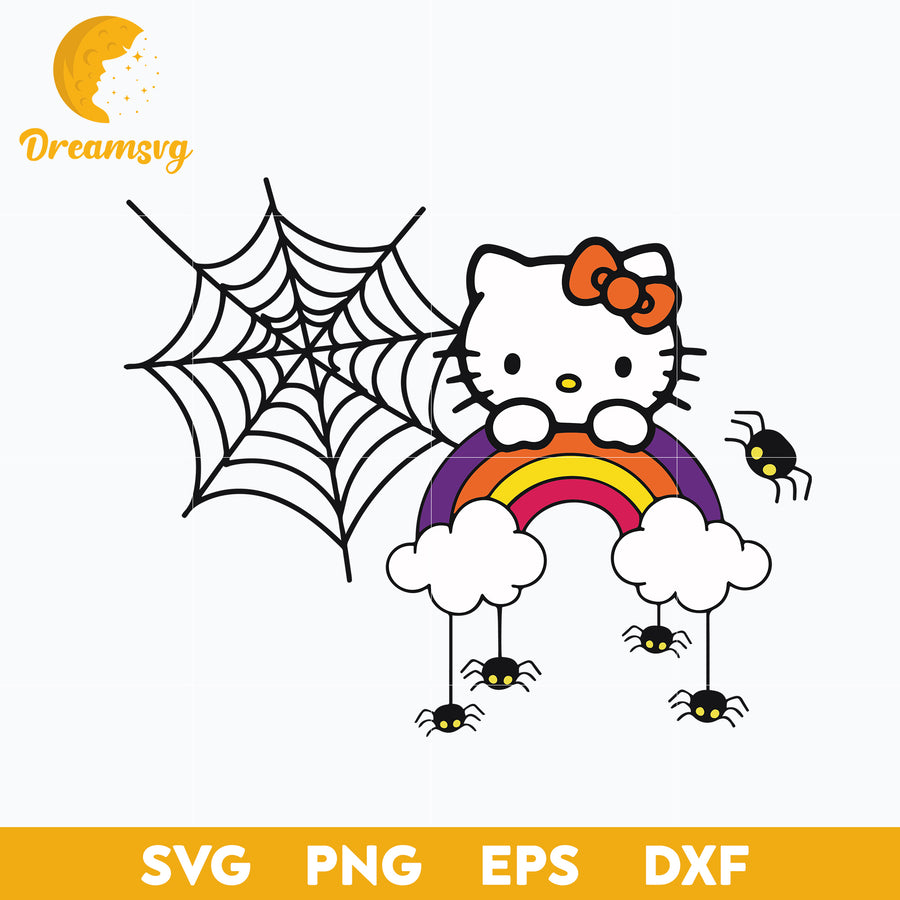 Hello Kitty Halloween Svg, Hello Kitty Svg, Halloween Svg, png, dxf, eps digital file.