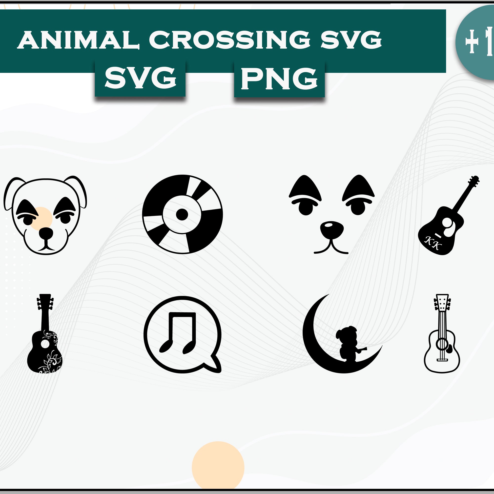 16+ KK slider Svg Bundle, Animal Crossing Svg Bundle, Animal Crossing Svg, Cartoon svg, png digital file