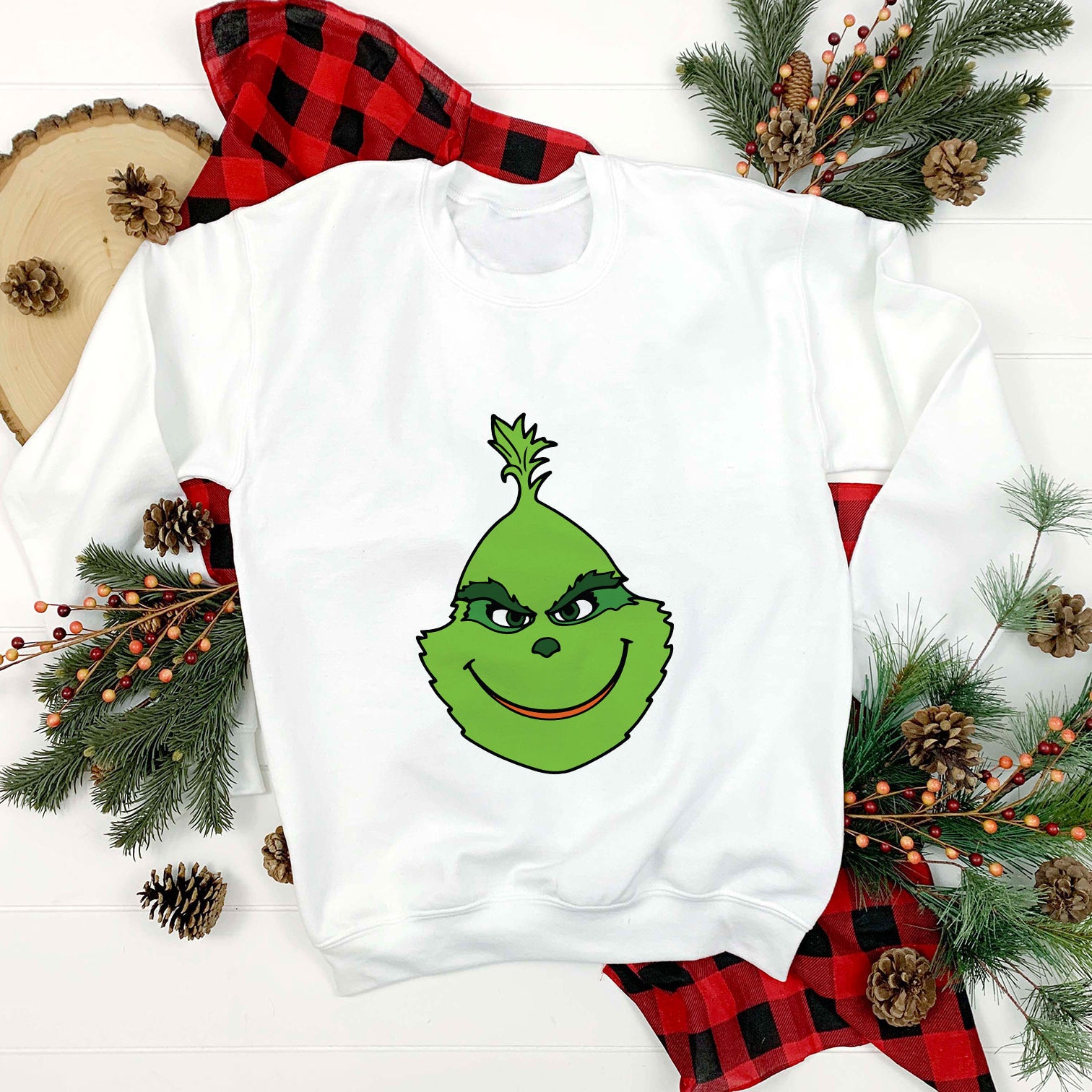 Face The Grinch Green SVG, Christmas SVG PNG DXF EPS File