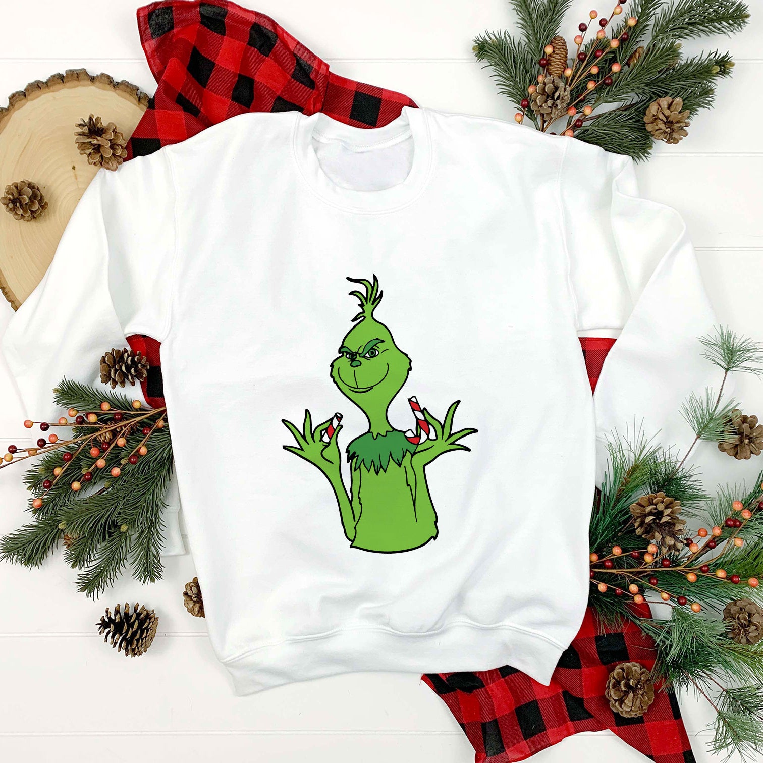 The Grinch Christmas Cane SVG, Grinch Christmas SVG Digital File.