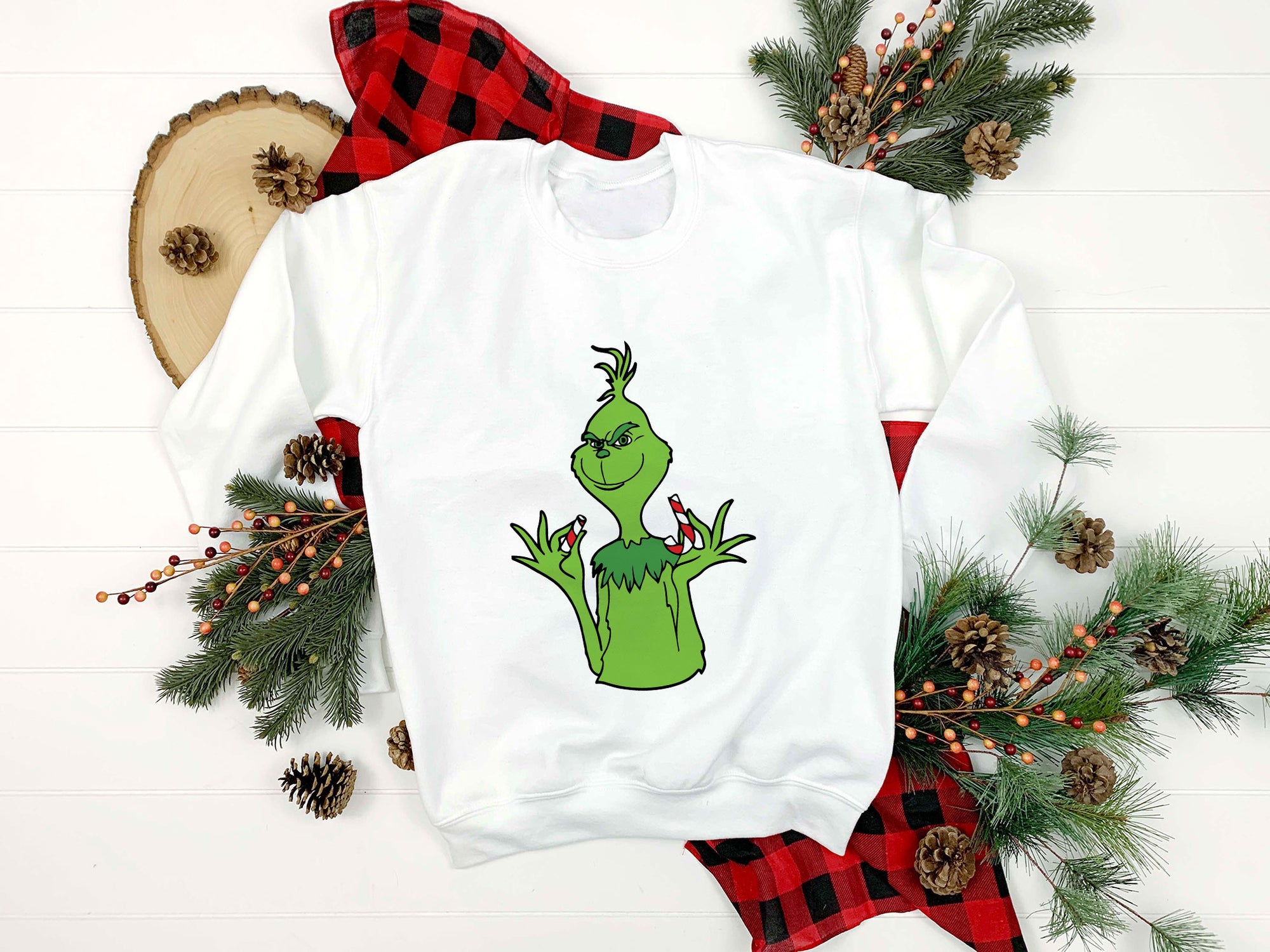 The Grinch Christmas Cane SVG, Grinch Christmas SVG Digital File.