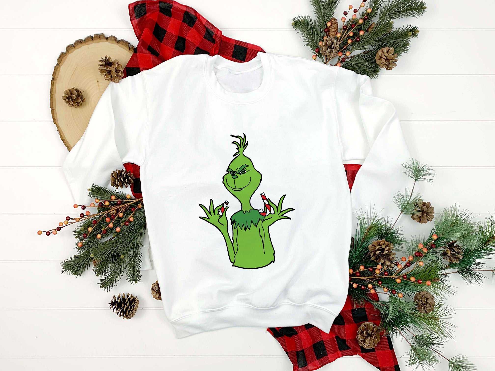 The Grinch Christmas Cane SVG, Grinch Christmas SVG Digital File.