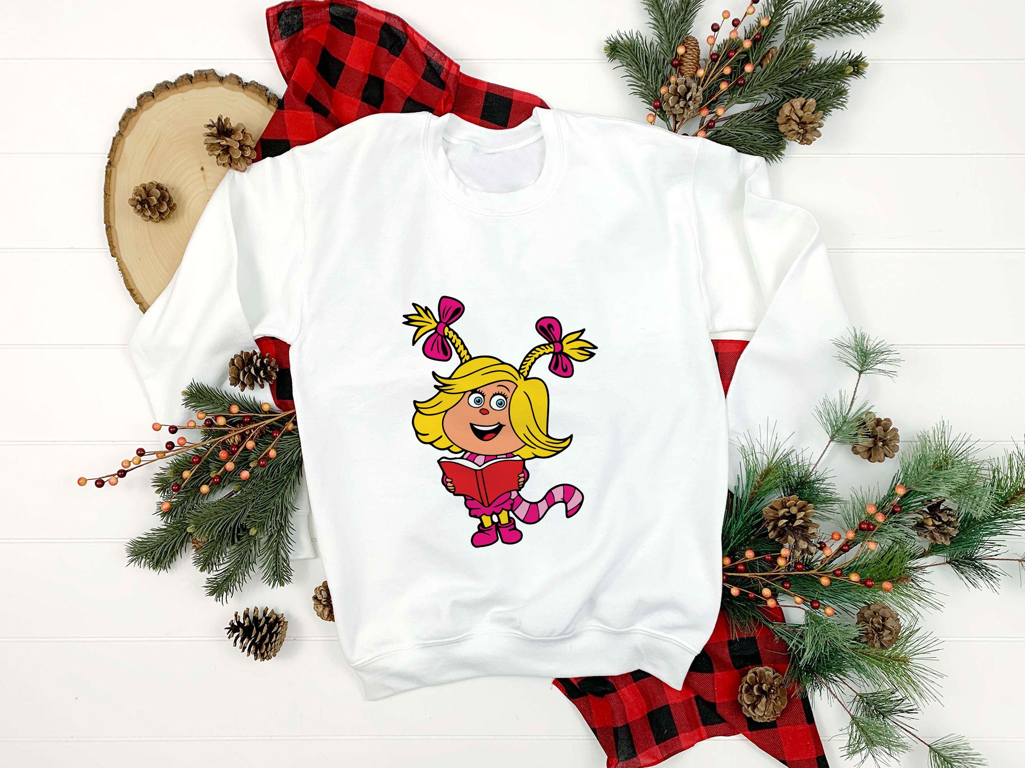 Cindy Lou Who Christmas SVG, Grinch Christmas SVG File.