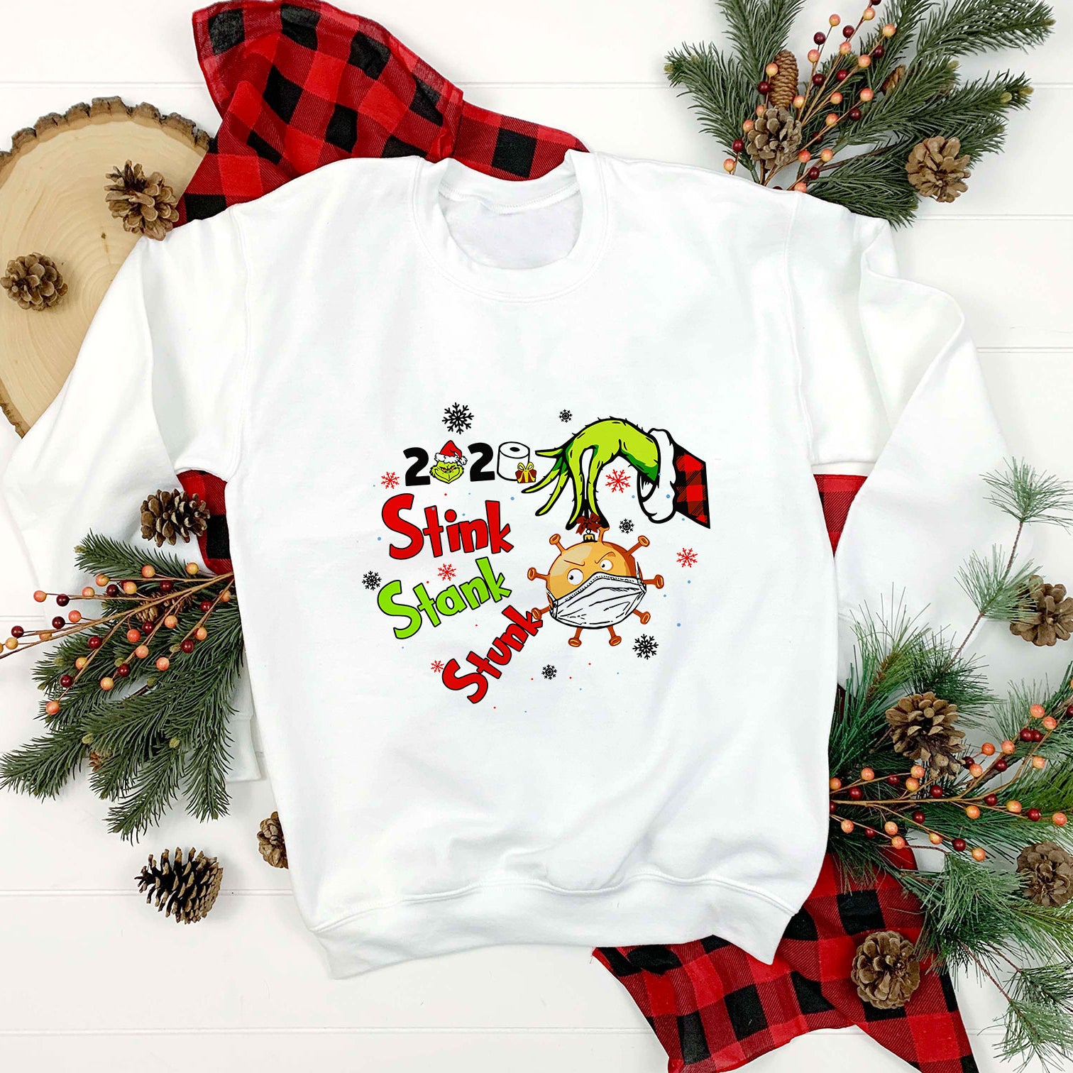 2020 Stink Stank Stunk 2020 Quarantine Christmas SVG PNG DXF EPS File