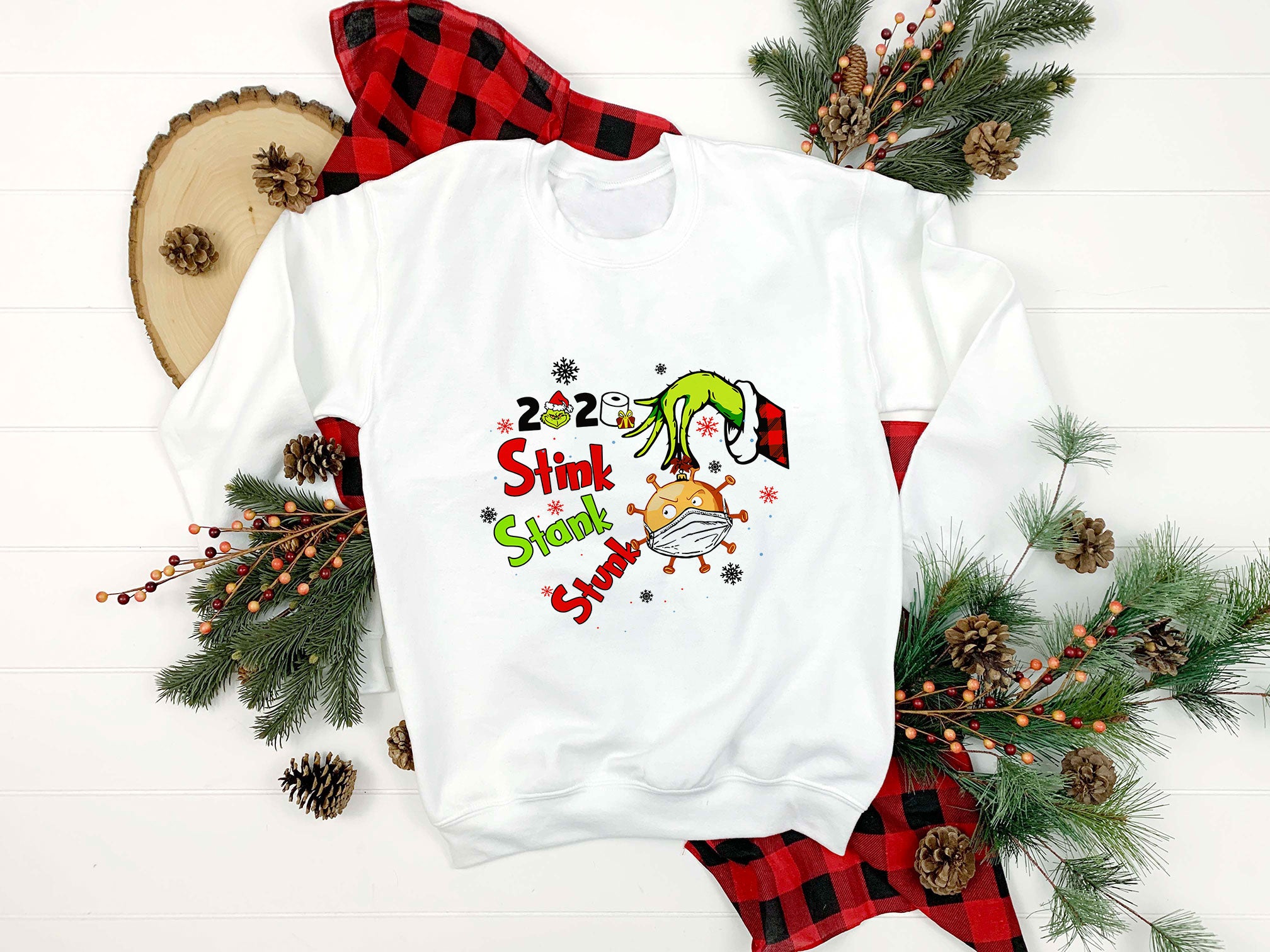 2020 Stink Stank Stunk 2020 Quarantine Christmas SVG PNG DXF EPS File
