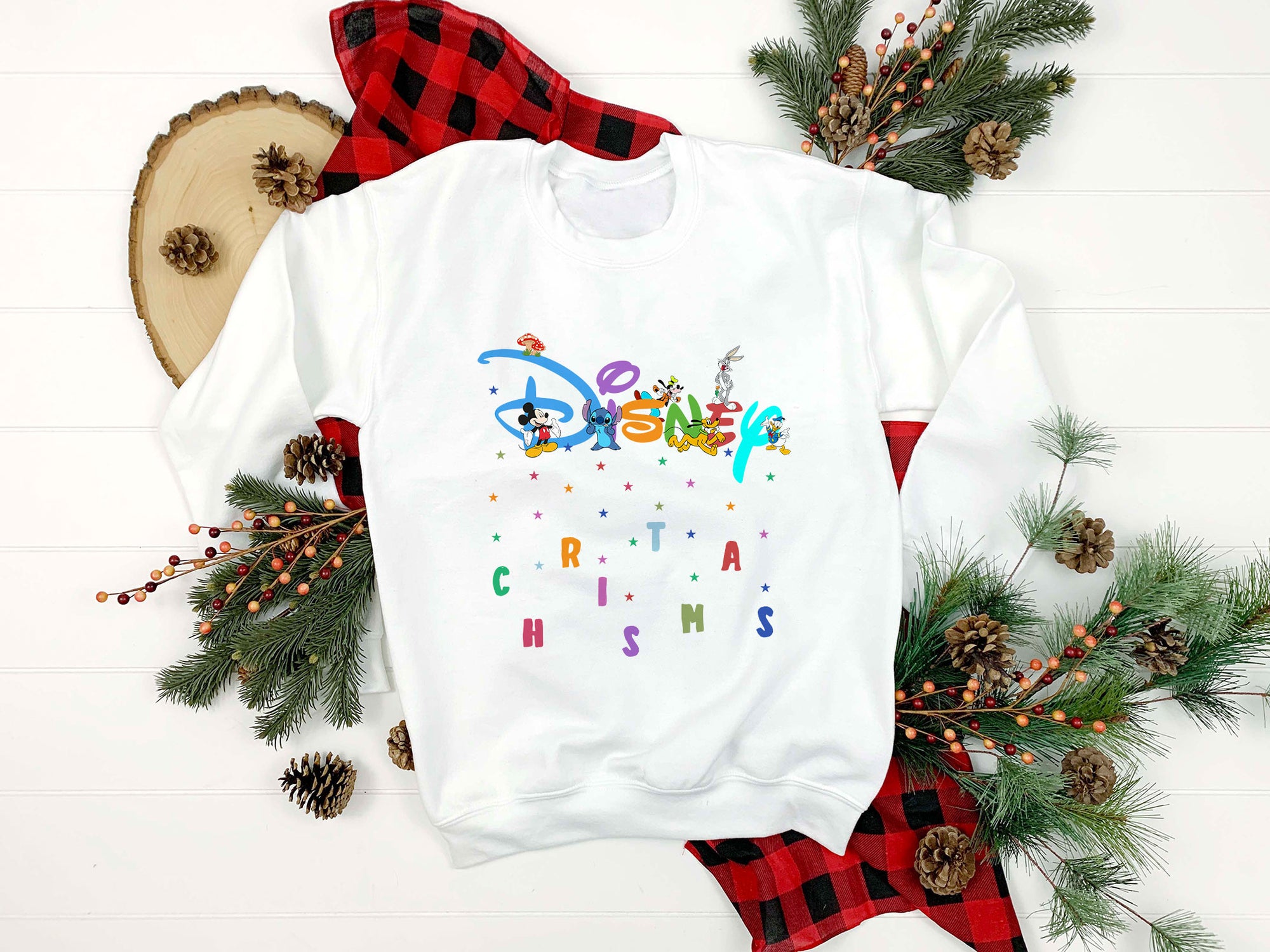 Disney Family Character SVG, Christmas SVG PNG DXF EPS File.