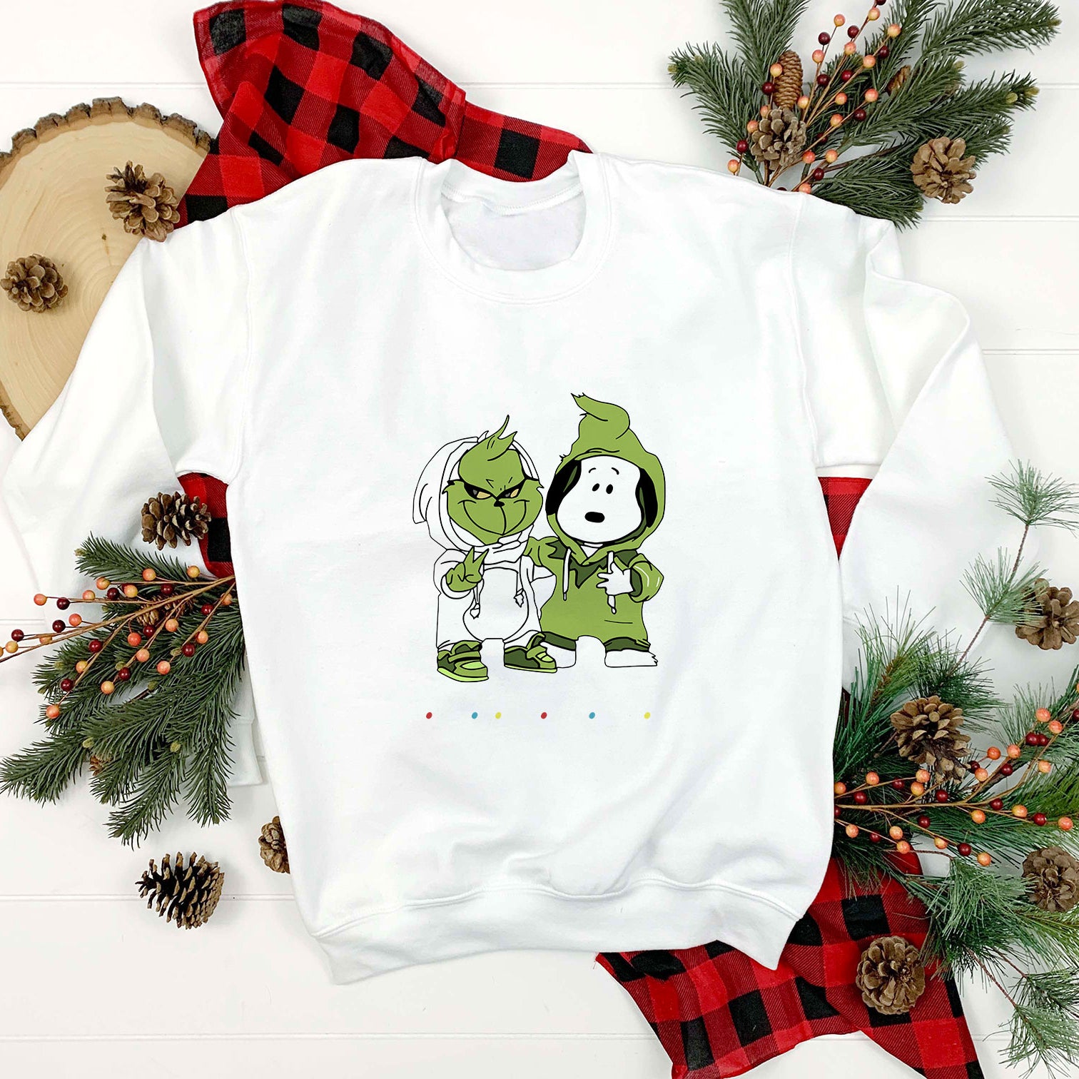 Snoopy and Grinch Friend Christmas SVG, Christmas SVG File.