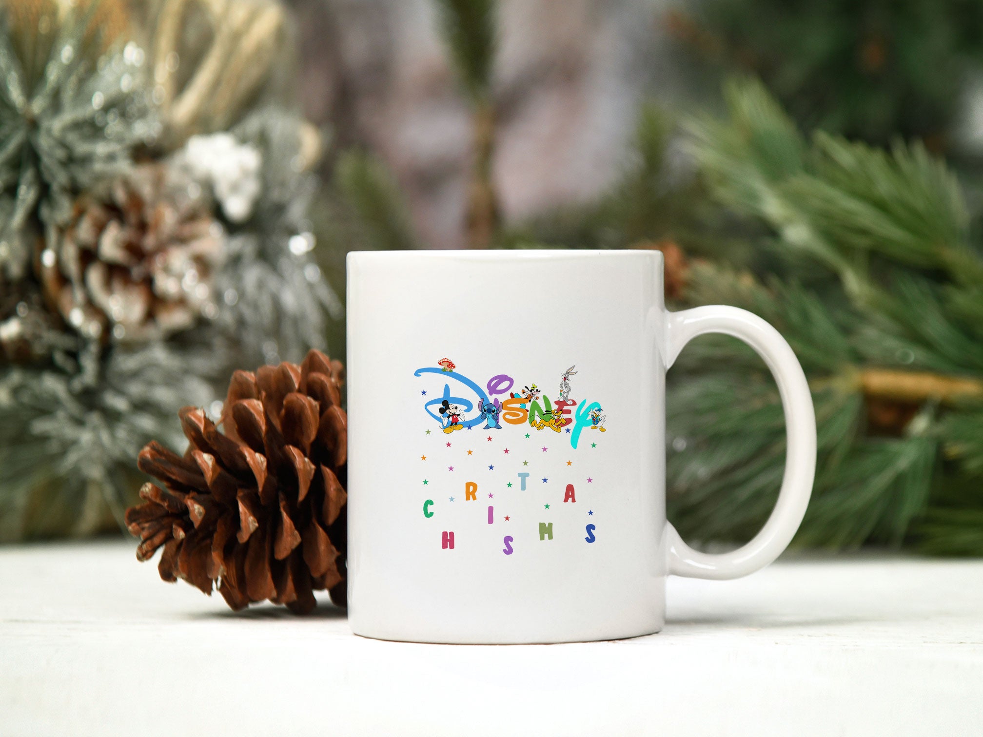 Disney Family Character SVG, Christmas SVG PNG DXF EPS File.