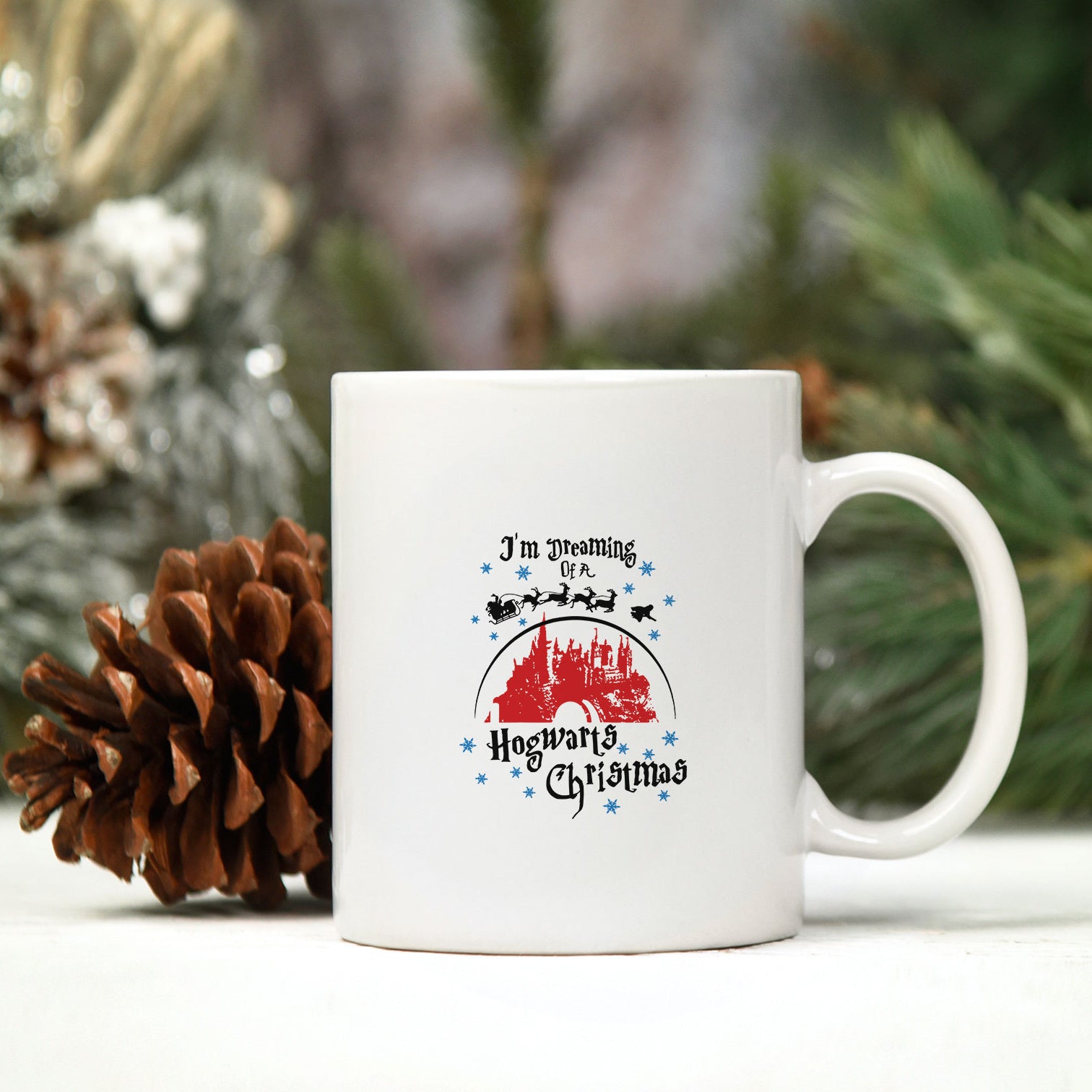 I'm Dreaming Of A Hogwarts Christmas SVG, Christmas SVG PNG DXF EPS File.