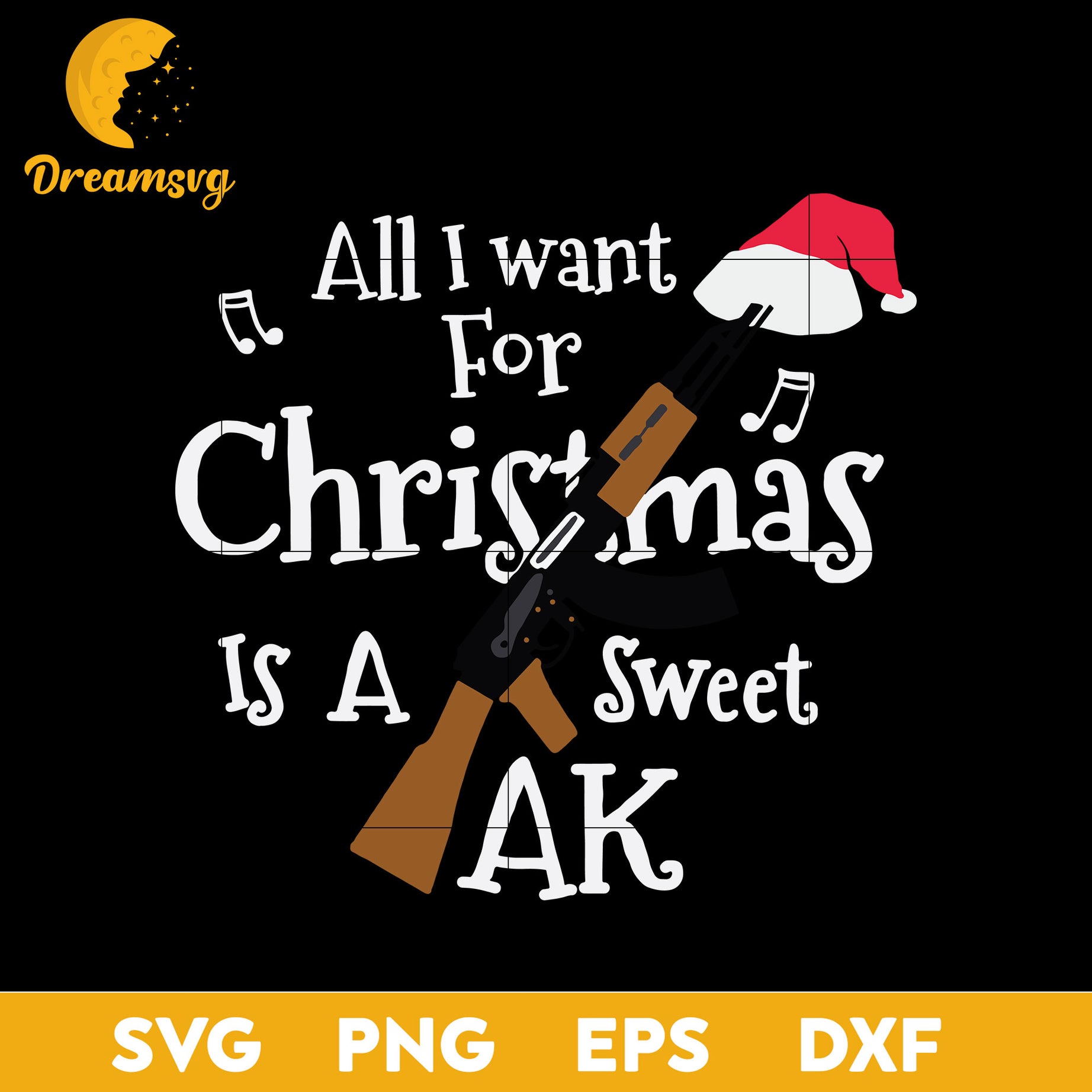 All I Want For Christmas Is A Sweet Ak SVG,