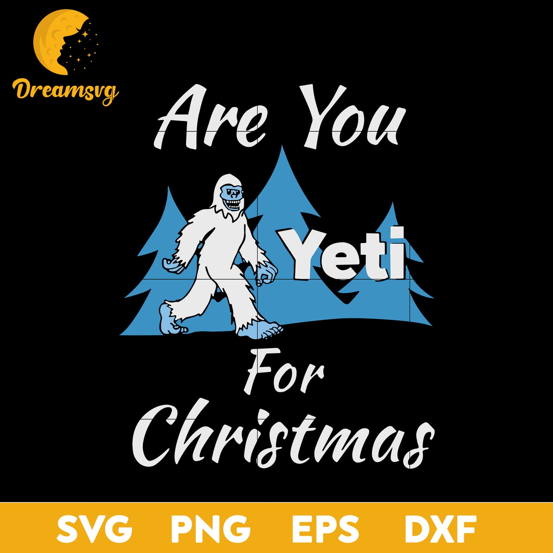 Are You Yeti For Christmas SVG