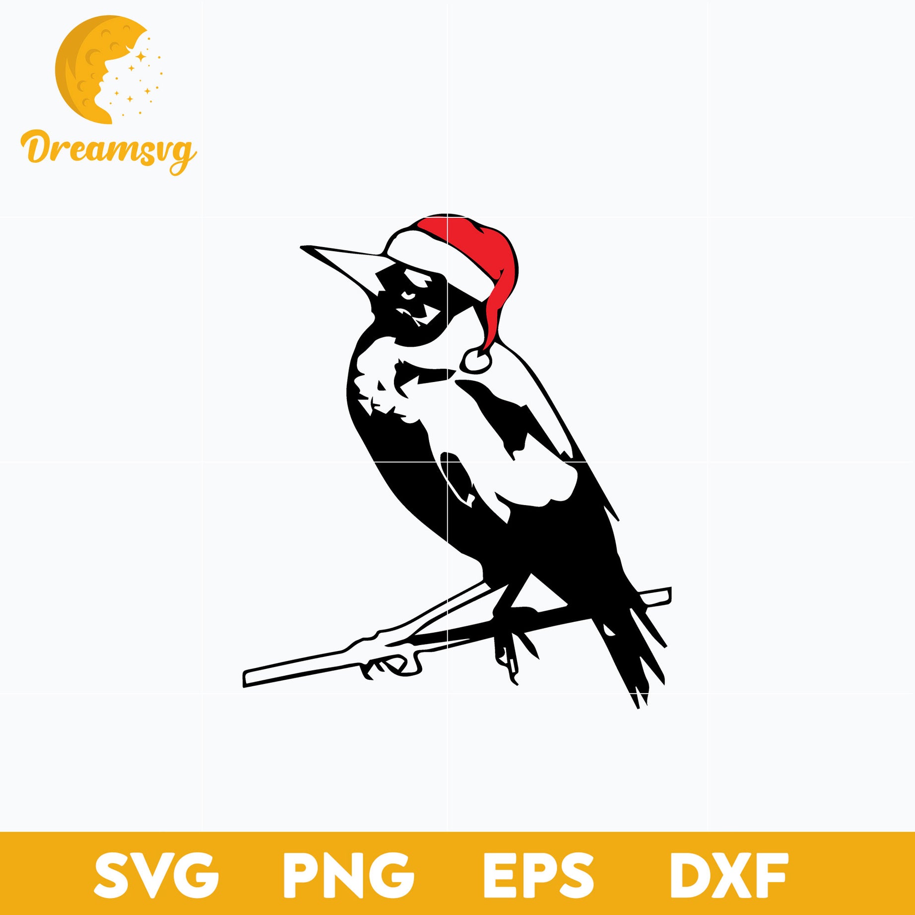 Australian Magpie Aussie Christmas SVG
