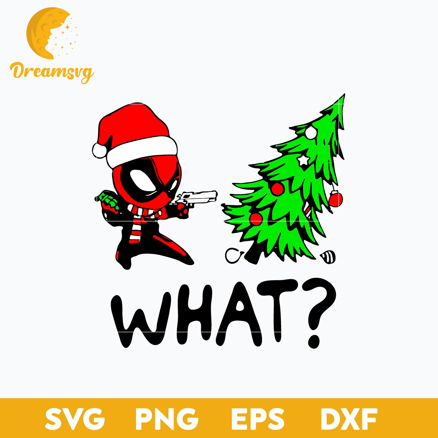 Baby Spiderman Tree Christmas What SVG