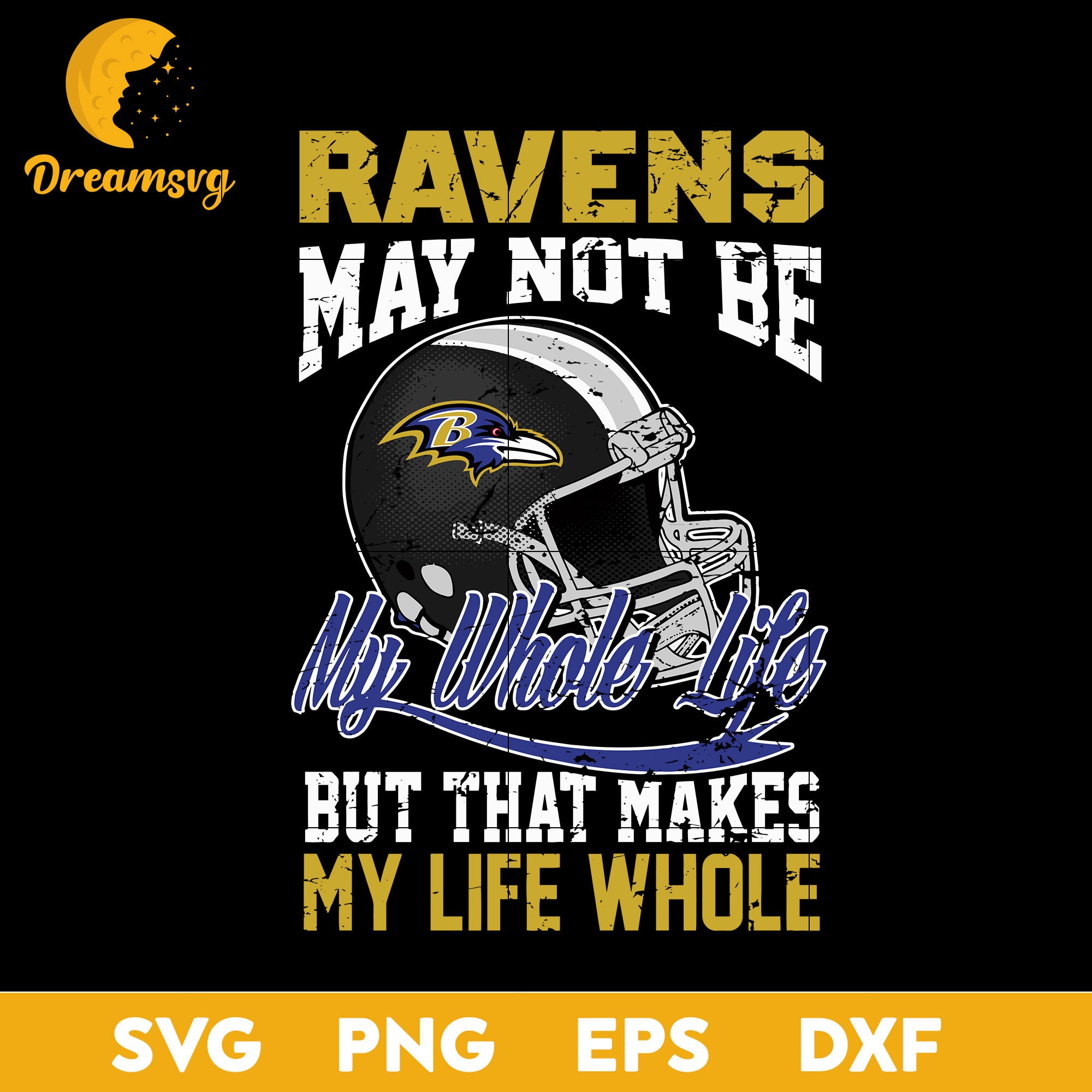 Baltimore Ravens, HELMET Ravens Nfl Svg, Png, Dxf, Eps file. – DreamSVG ...