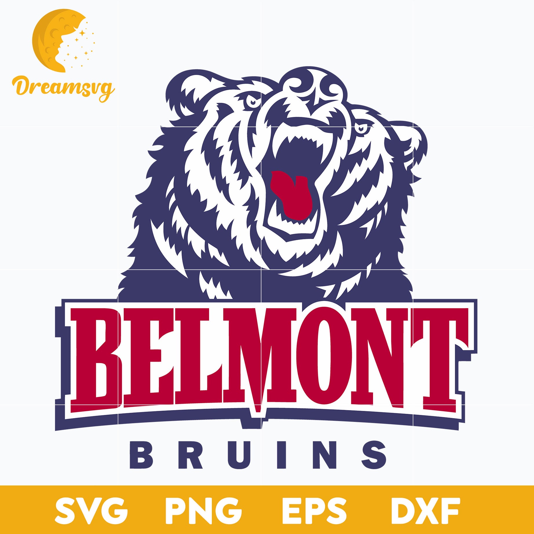 Belmont Bruins Svg, Logo Ncaa Sport Svg, Ncaa Svg, Png, Dxf, Eps Download File.