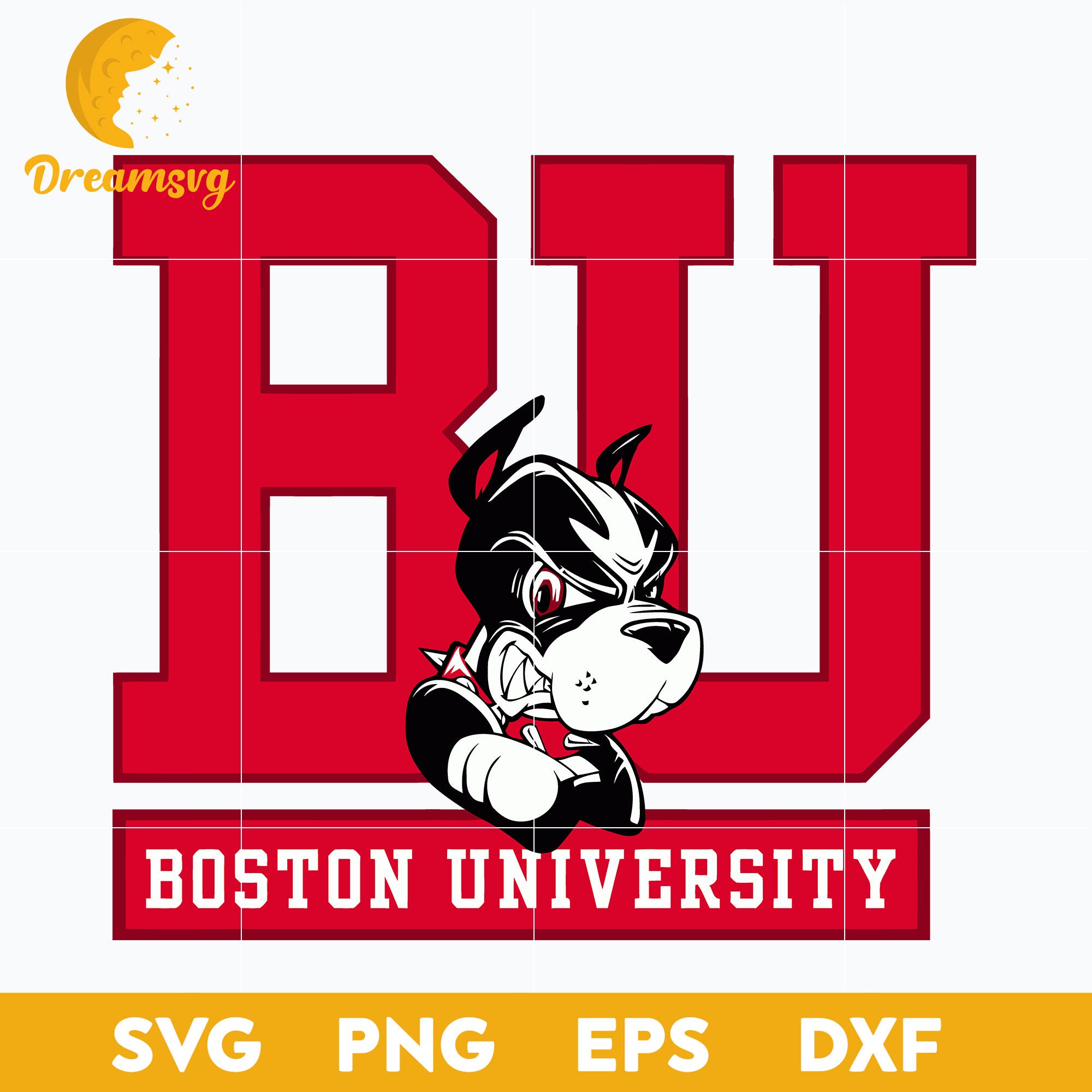 Boston University Terriers Svg, Logo Ncaa Sport Svg, Ncaa Svg, Png, Dxf, Eps Download File.