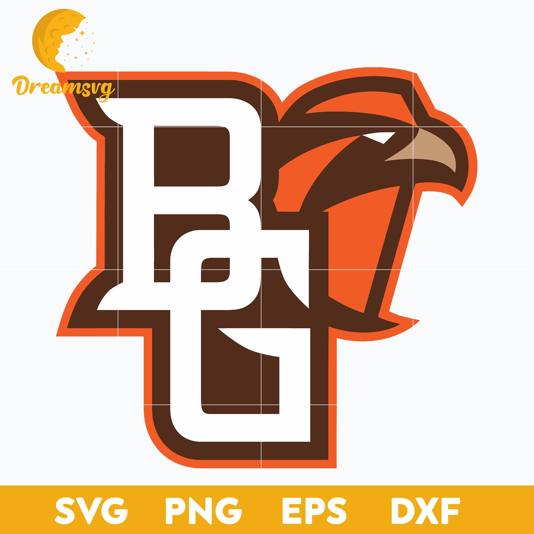 Bowling Green Falcons Svg, Logo Ncaa Sport Svg, Ncaa Svg, Png, Dxf, Eps Download File.