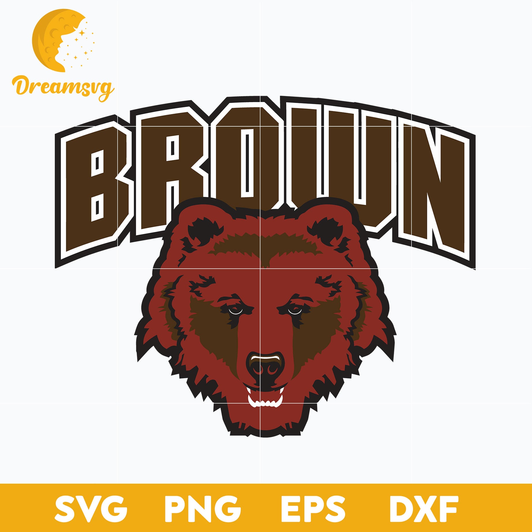 Brown Bears Svg, Logo Ncaa Sport Svg, Ncaa Svg, Png, Dxf, Eps Download File.