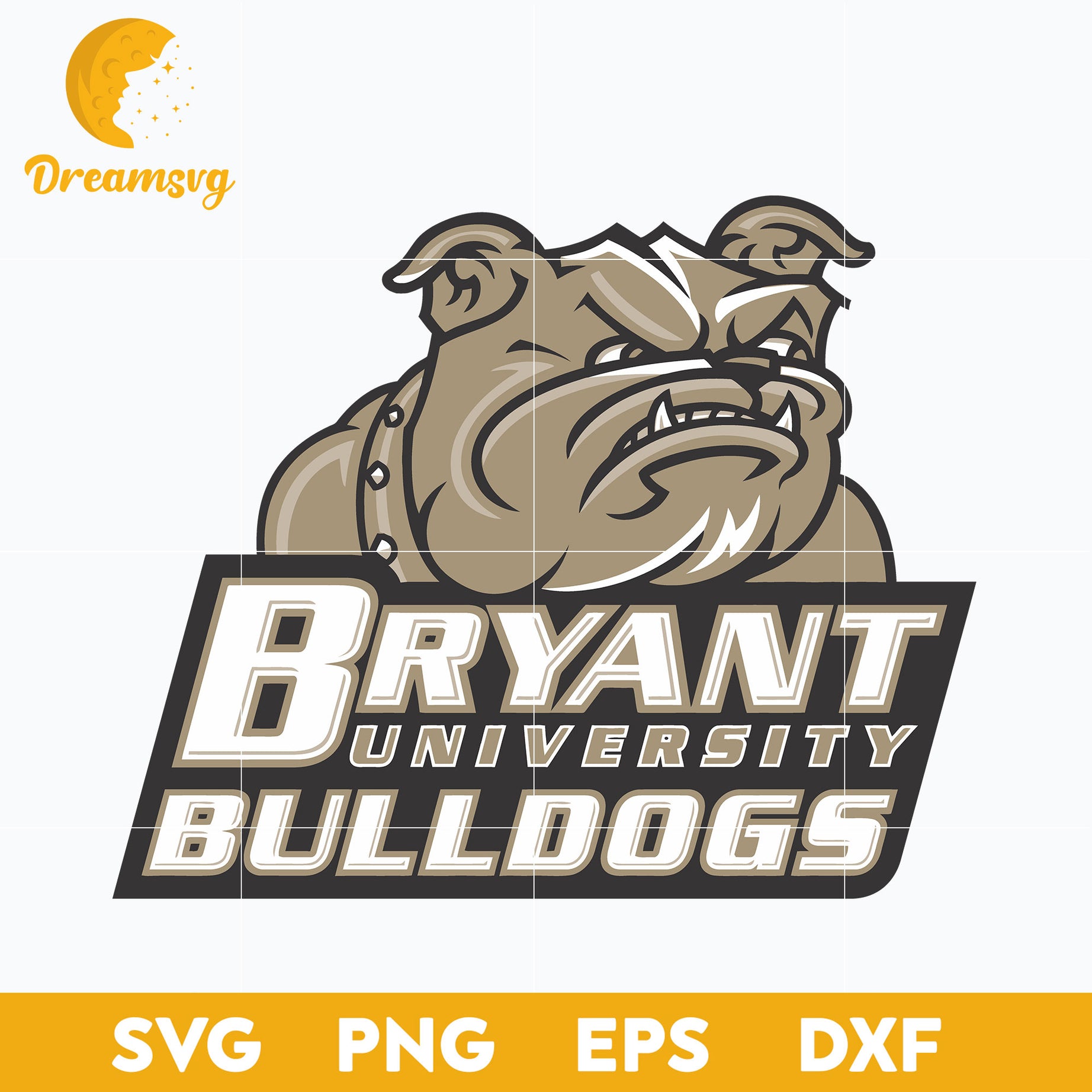 Bryant Bulldogs Svg, Logo Ncaa Sport Svg, Ncaa Svg, Png, Dxf, Eps Download File.