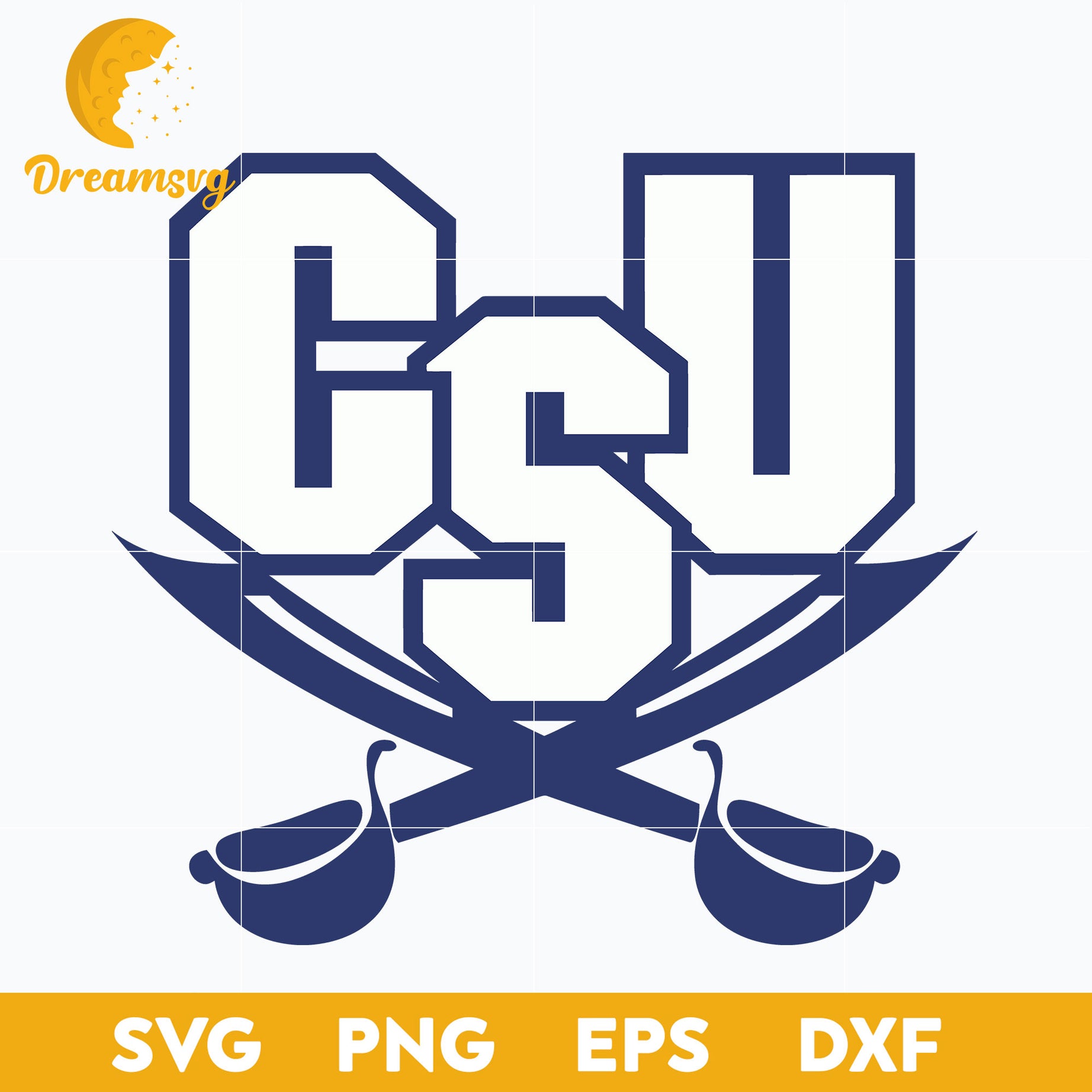 CSU Buccaneers Svg, Logo Ncaa Sport Svg, Ncaa Svg, Png, Dxf, Eps Download File.