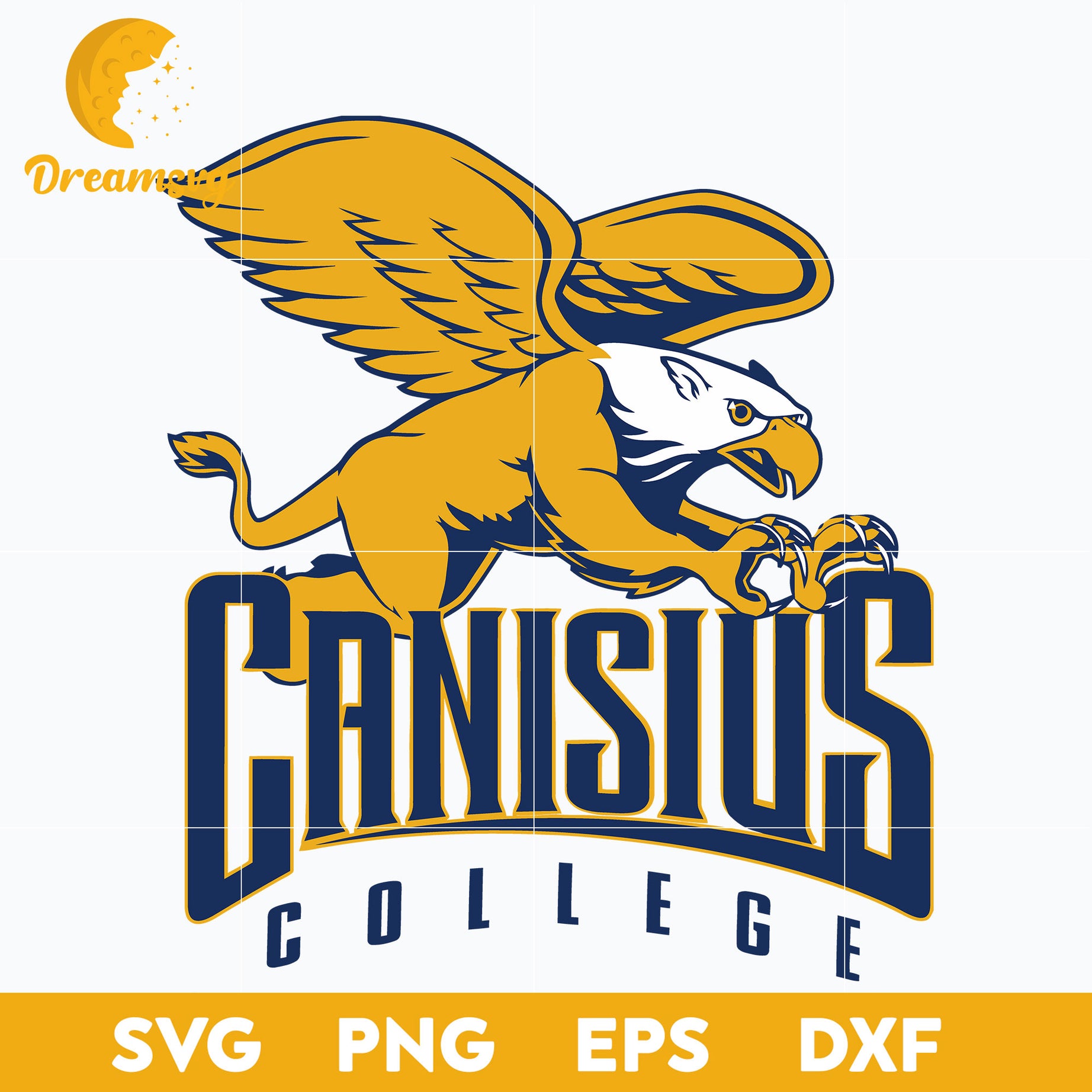 Canisius Golden Griffins Svg, Logo Ncaa Sport Svg, Ncaa Svg, Png, Dxf, Eps Download File.