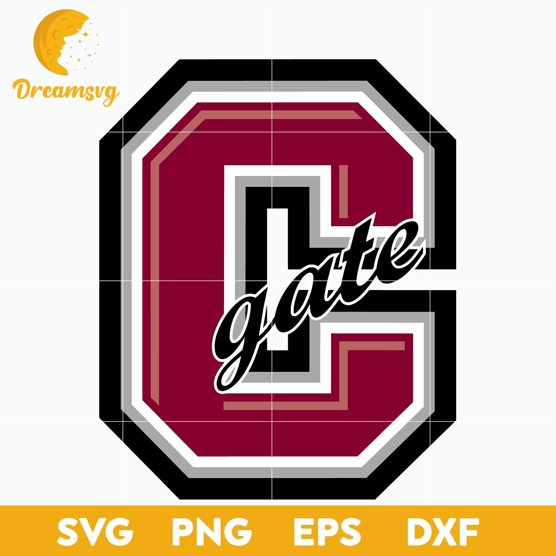 Colgate Raiders Svg, Logo Ncaa Sport Svg, Ncaa Svg, Png, Dxf, Eps Download File.